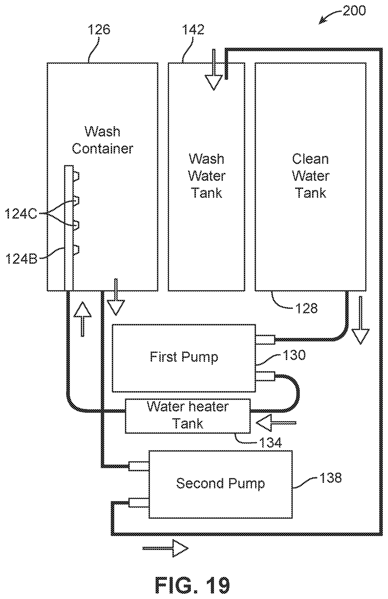Patent US11812913 Figure 19 – Compact dishwasher for cleaning a few eating utensils