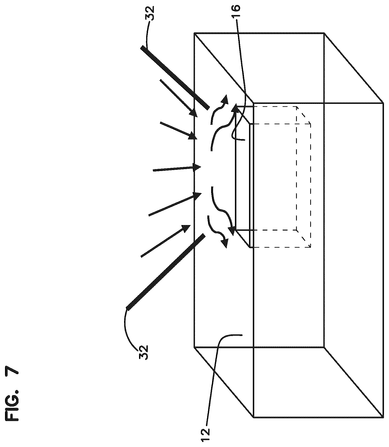 Patent US11812914 Figure 7 – Apparatus for separating chemistries in a door-type dishmachine