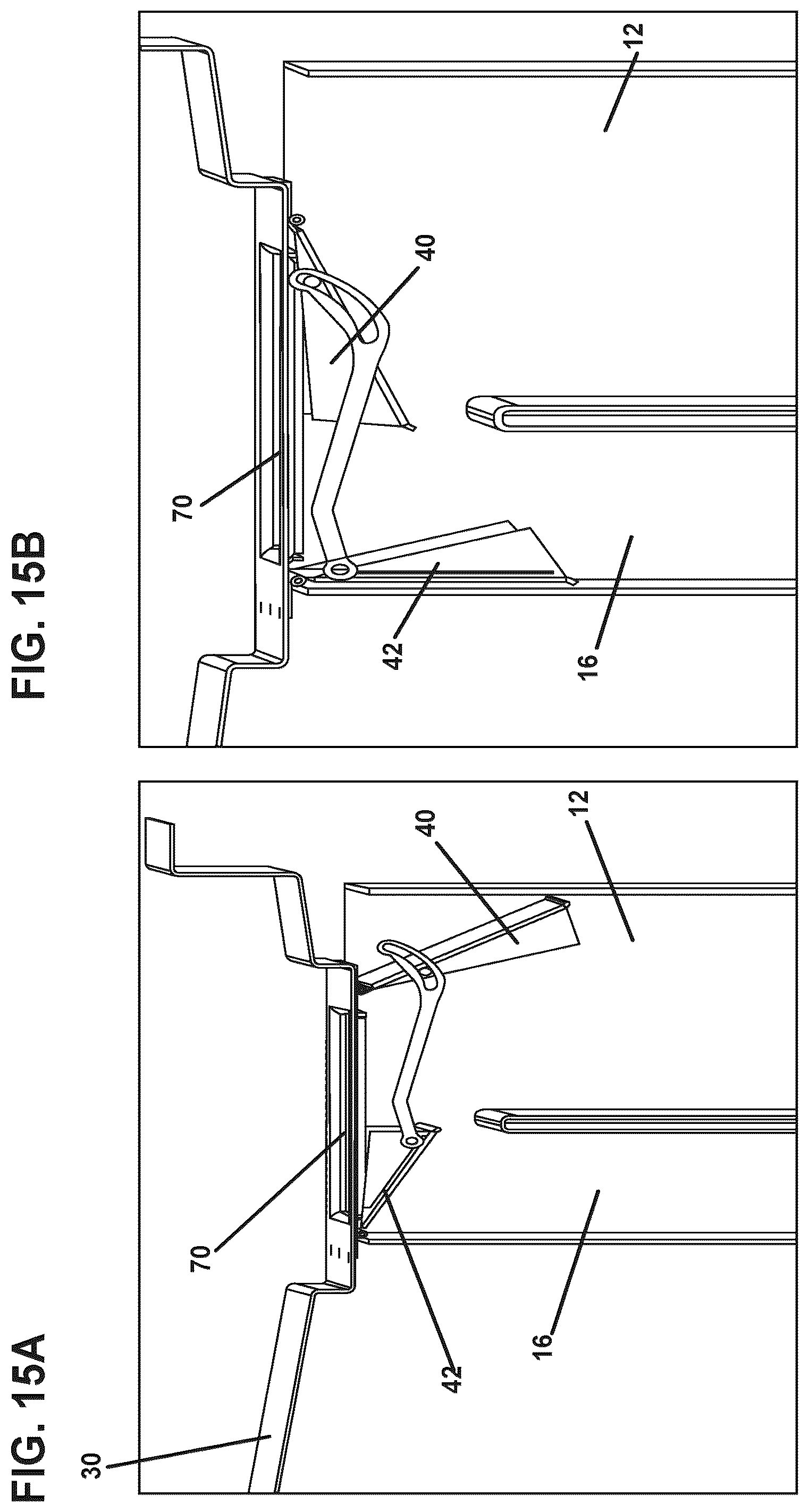 Patent US11812914 Figure 15 – Apparatus for separating chemistries in a door-type dishmachine