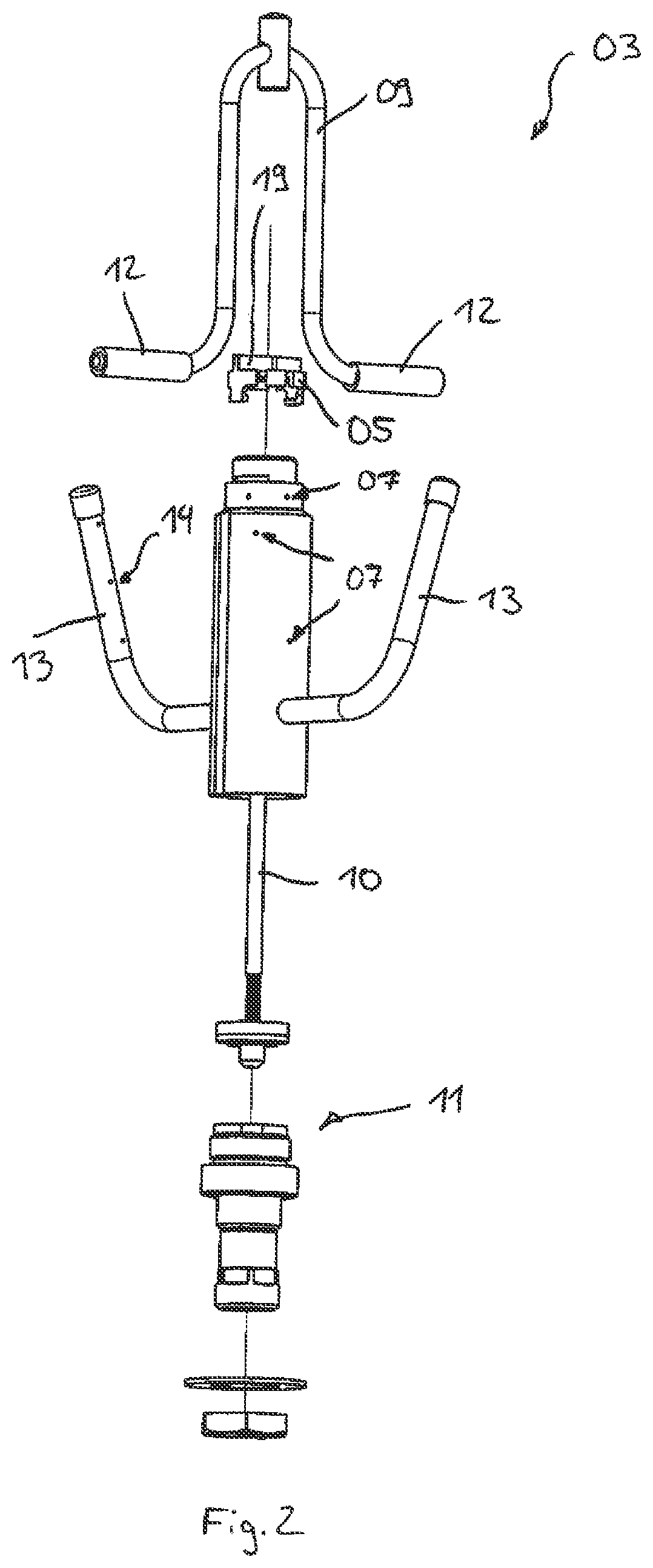 Patent US11812915 Figure 2 – Cleaning device for food vessels