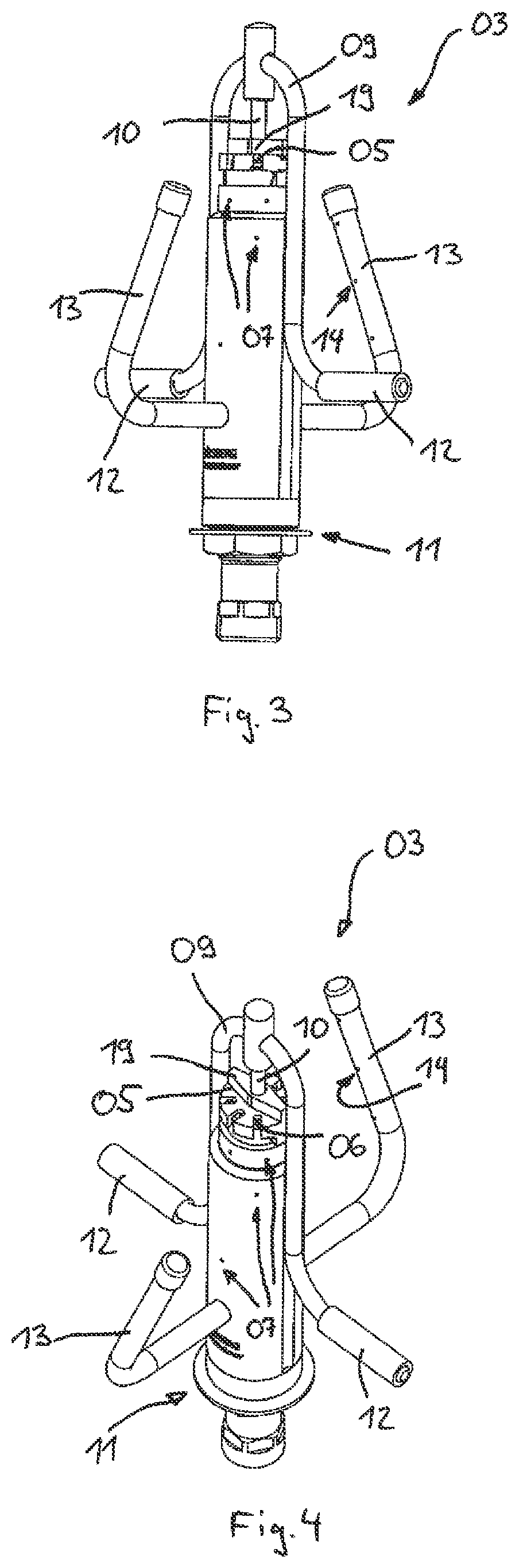 Patent US11812915 Figure 3 – Cleaning device for food vessels