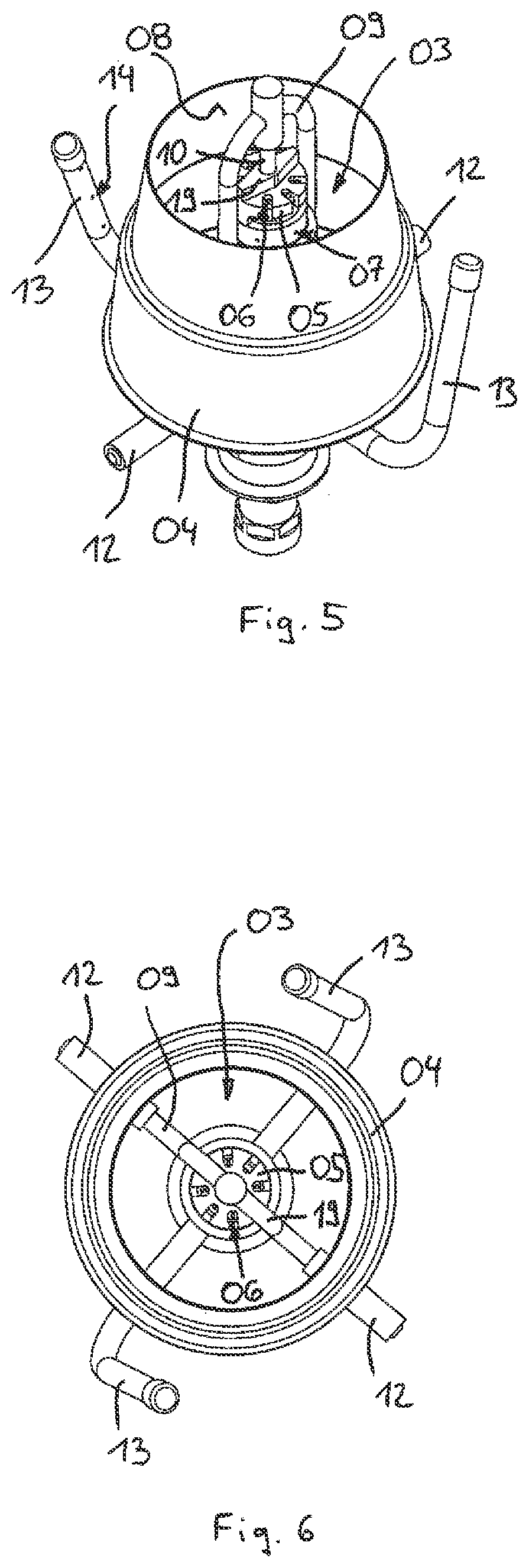 Patent US11812915 Figure 4 – Cleaning device for food vessels