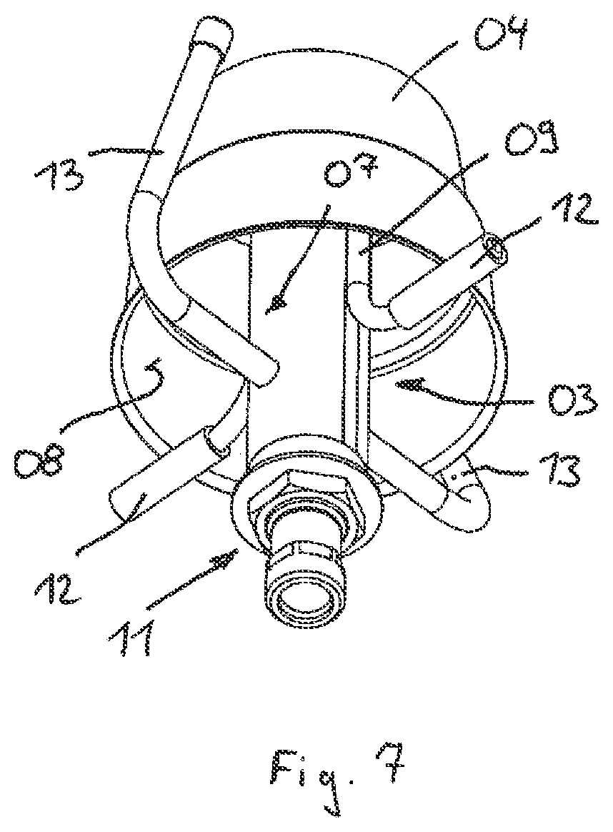 Patent US11812915 Figure 5 – Cleaning device for food vessels