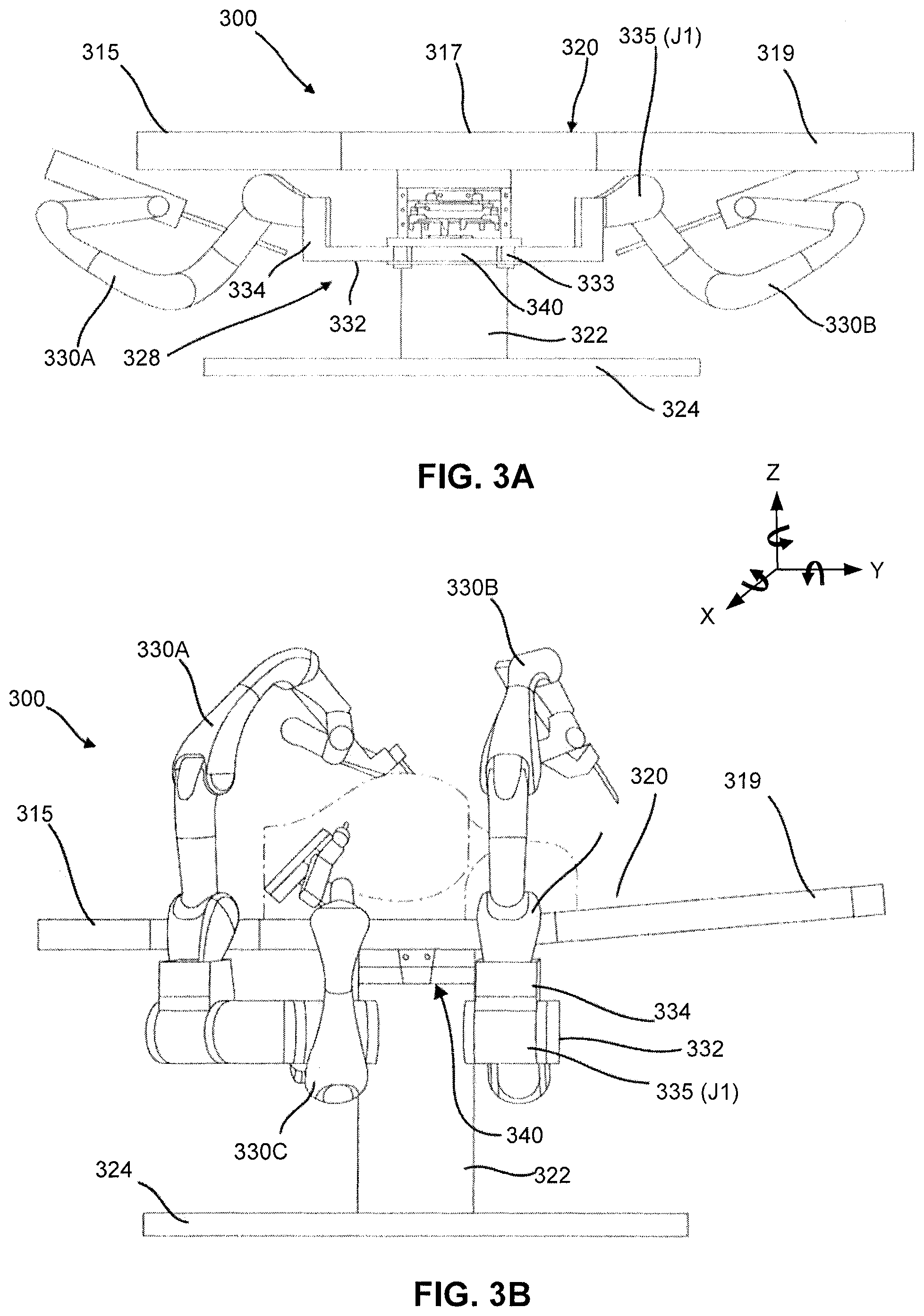 Patent US11812924 Figure 3 – Surgical robotic system