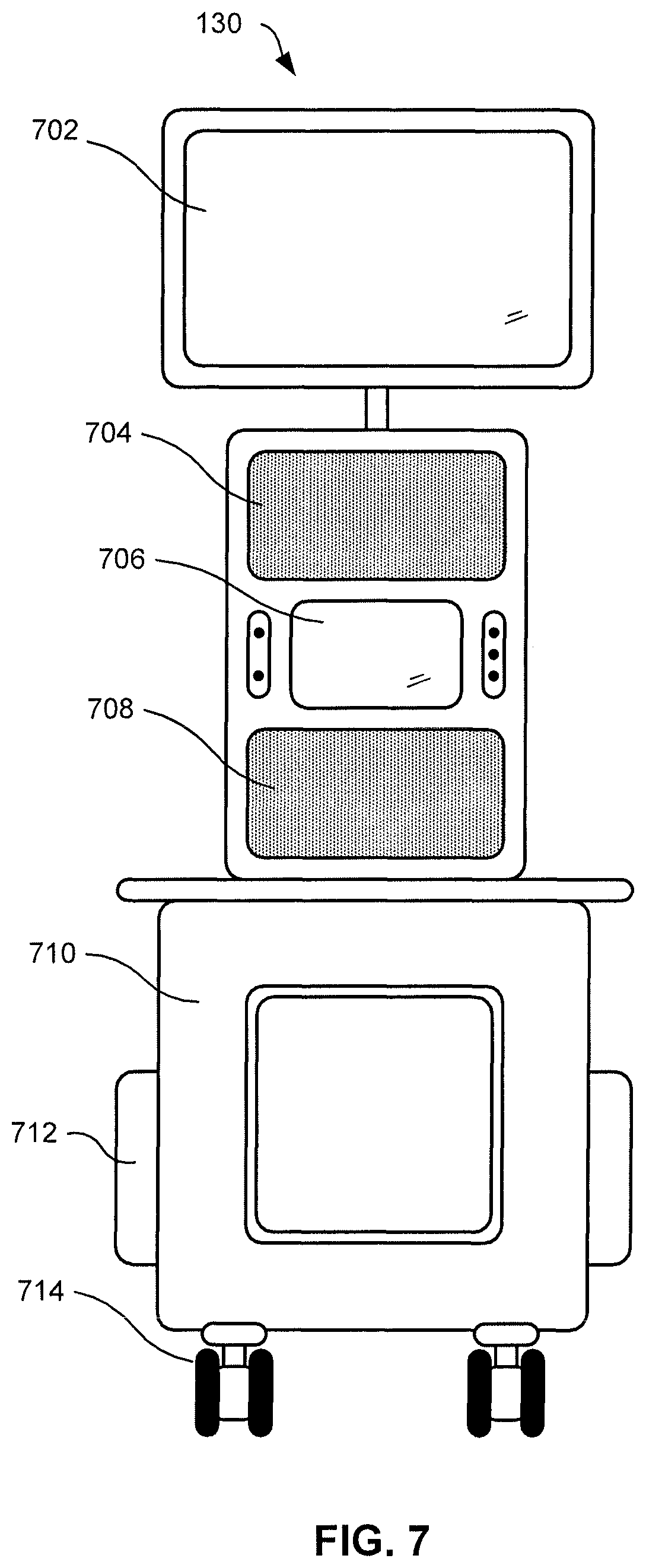 Patent US11812924 Figure 7 – Surgical robotic system