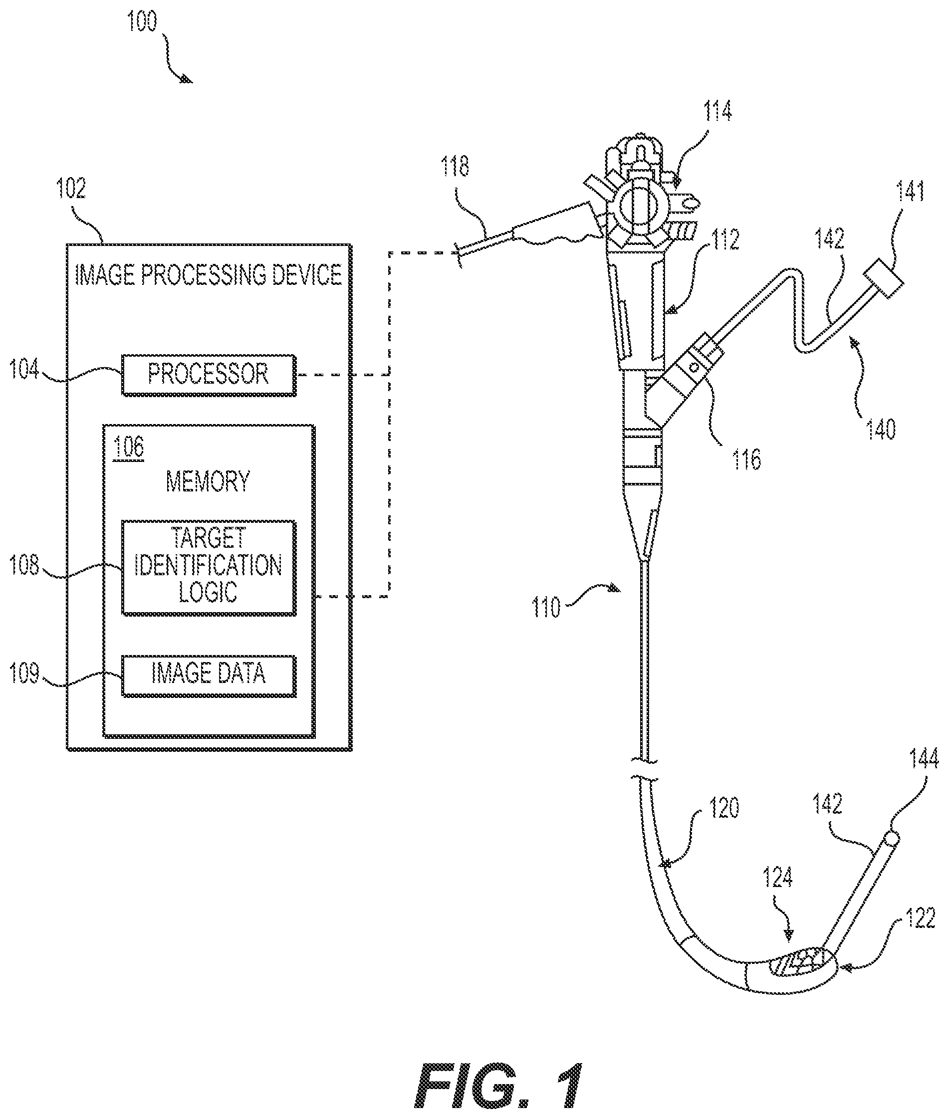 Patent US11812926 Figure 1 – Medical device tracking systems and methods of using the same