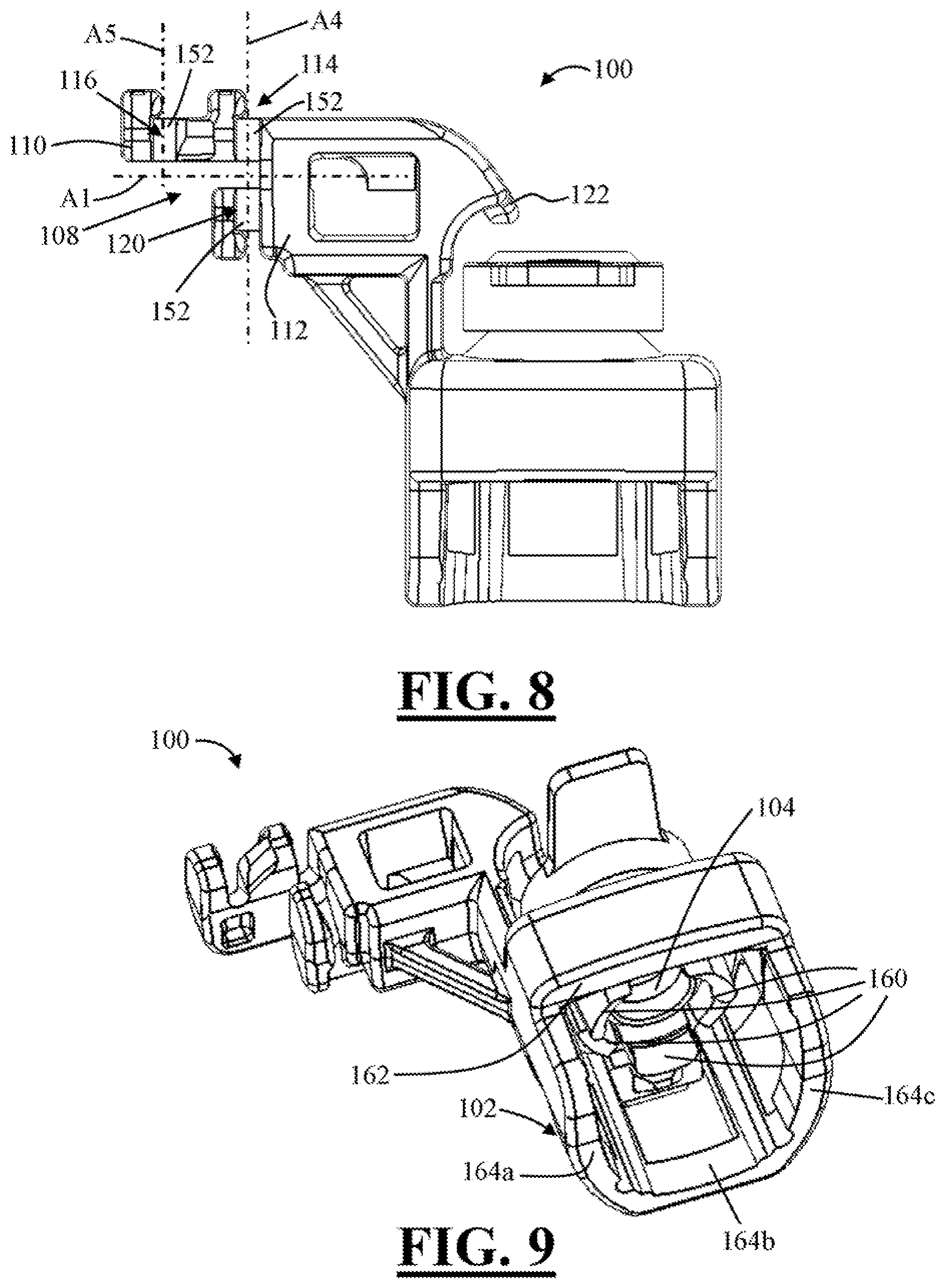 Patent US11812932 Figure 4 – Guidewire locking device