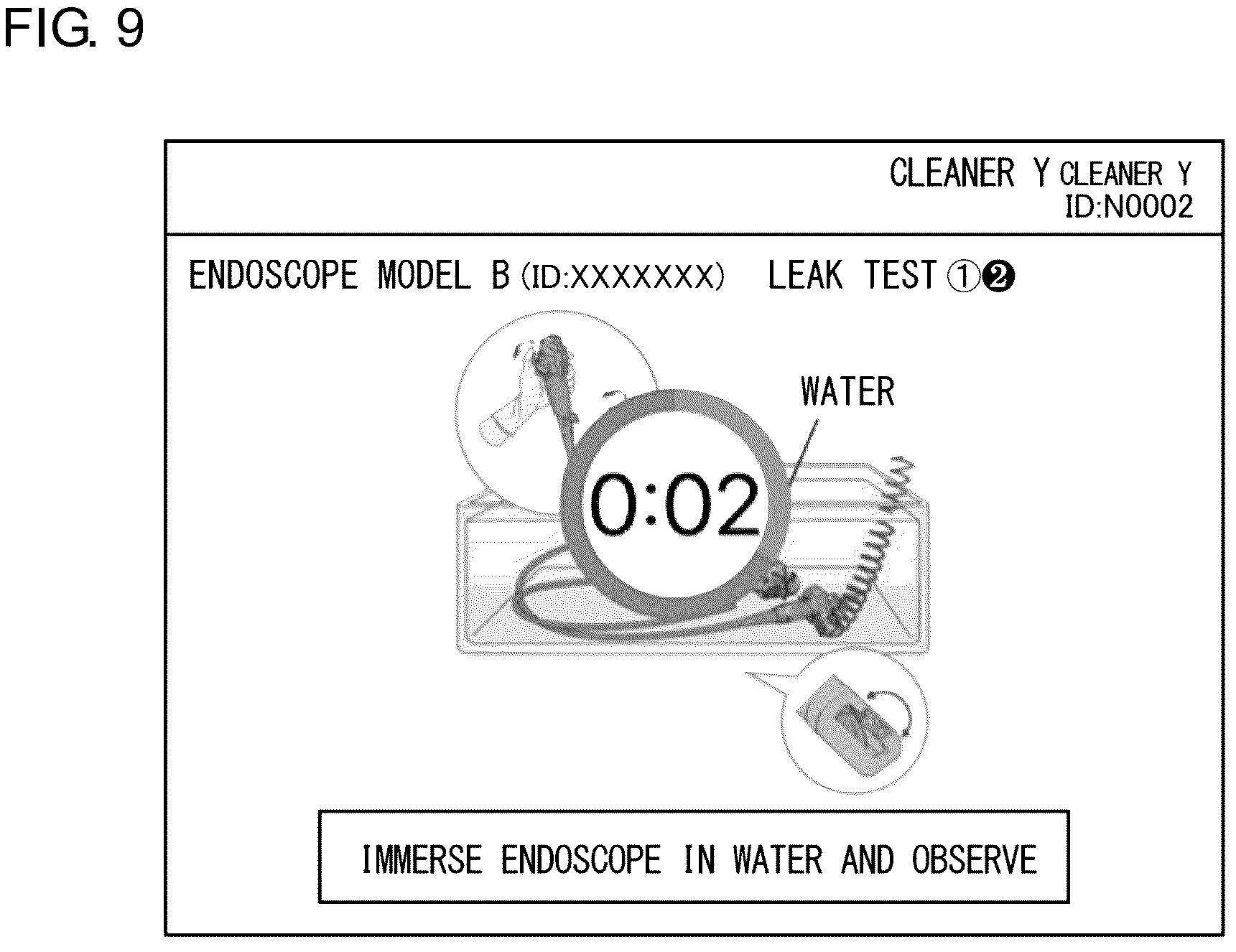 Patent US11812935 Figure 8 – Endoscope cleaning work support device, method of operating endoscope cleaning work support device, and endoscope cleaning work support program