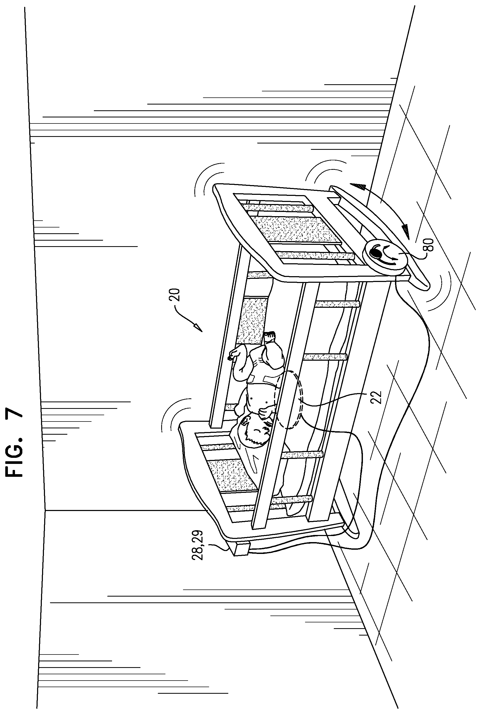 Patent US11812936 Figure 7 – Apparatus and methods for monitoring a sleeping subject