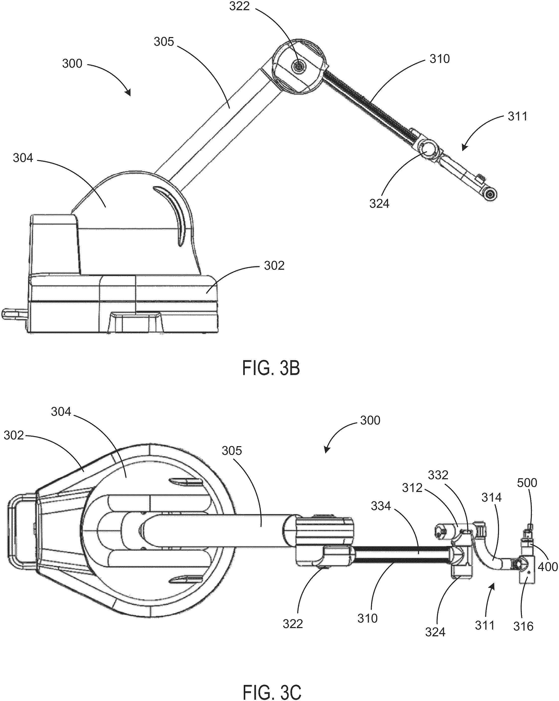 Patent US11812938 Figure 4 – Co-manipulation surgical system having a coupling mechanism removeably attachable to surgical instruments