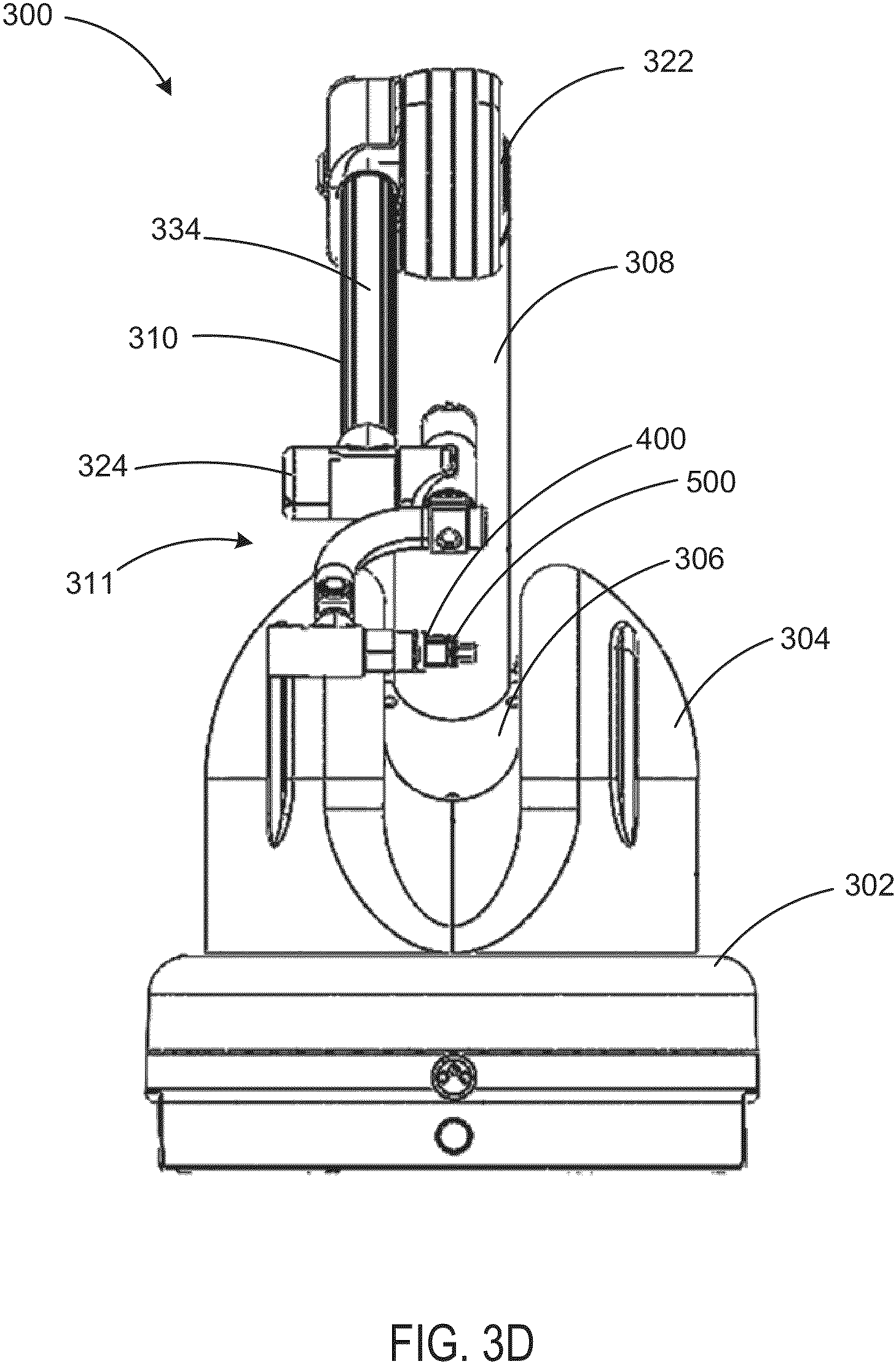 Patent US11812938 Figure 5 – Co-manipulation surgical system having a coupling mechanism removeably attachable to surgical instruments
