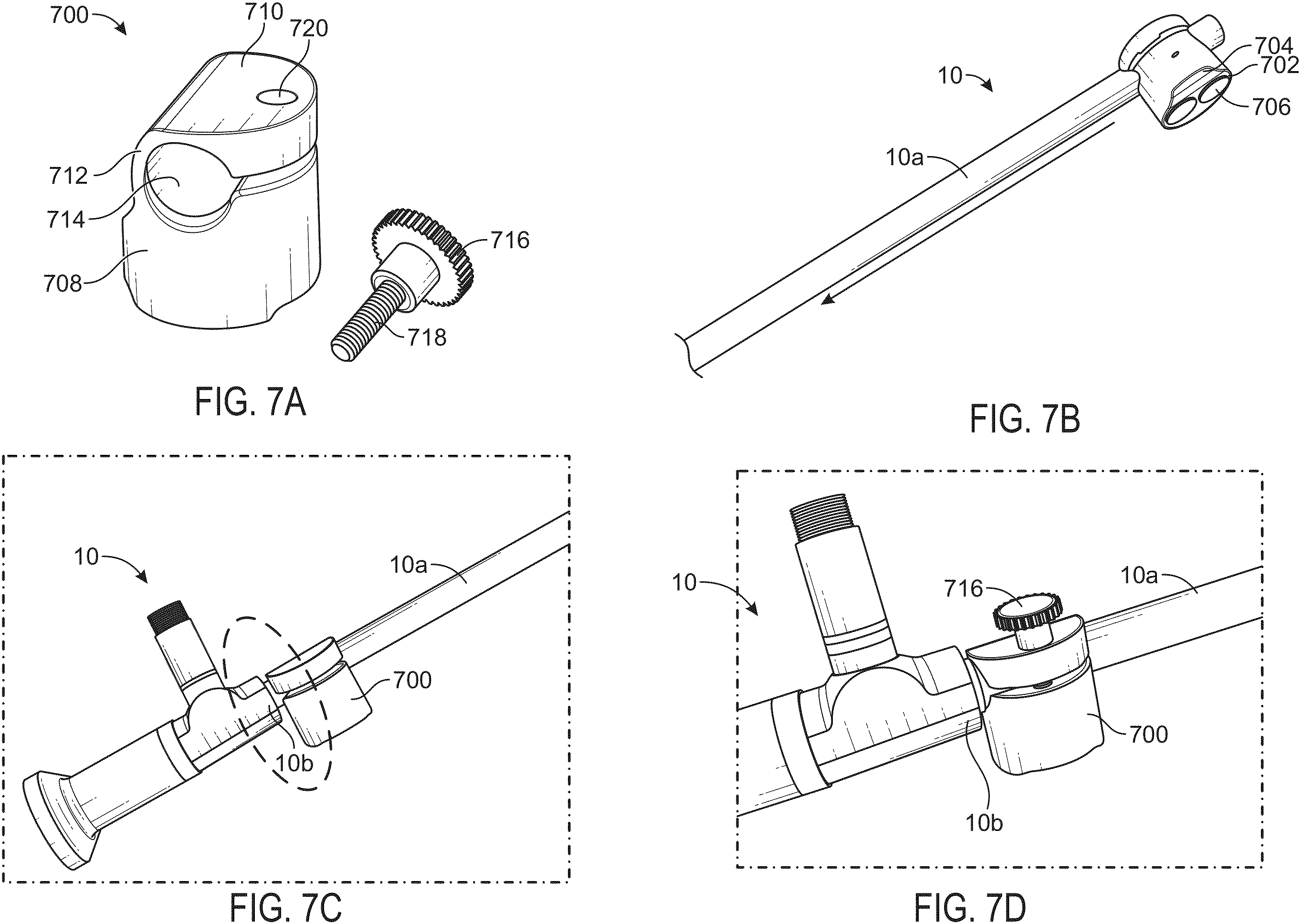Patent US11812938 Figure 11 – Co-manipulation surgical system having a coupling mechanism removeably attachable to surgical instruments