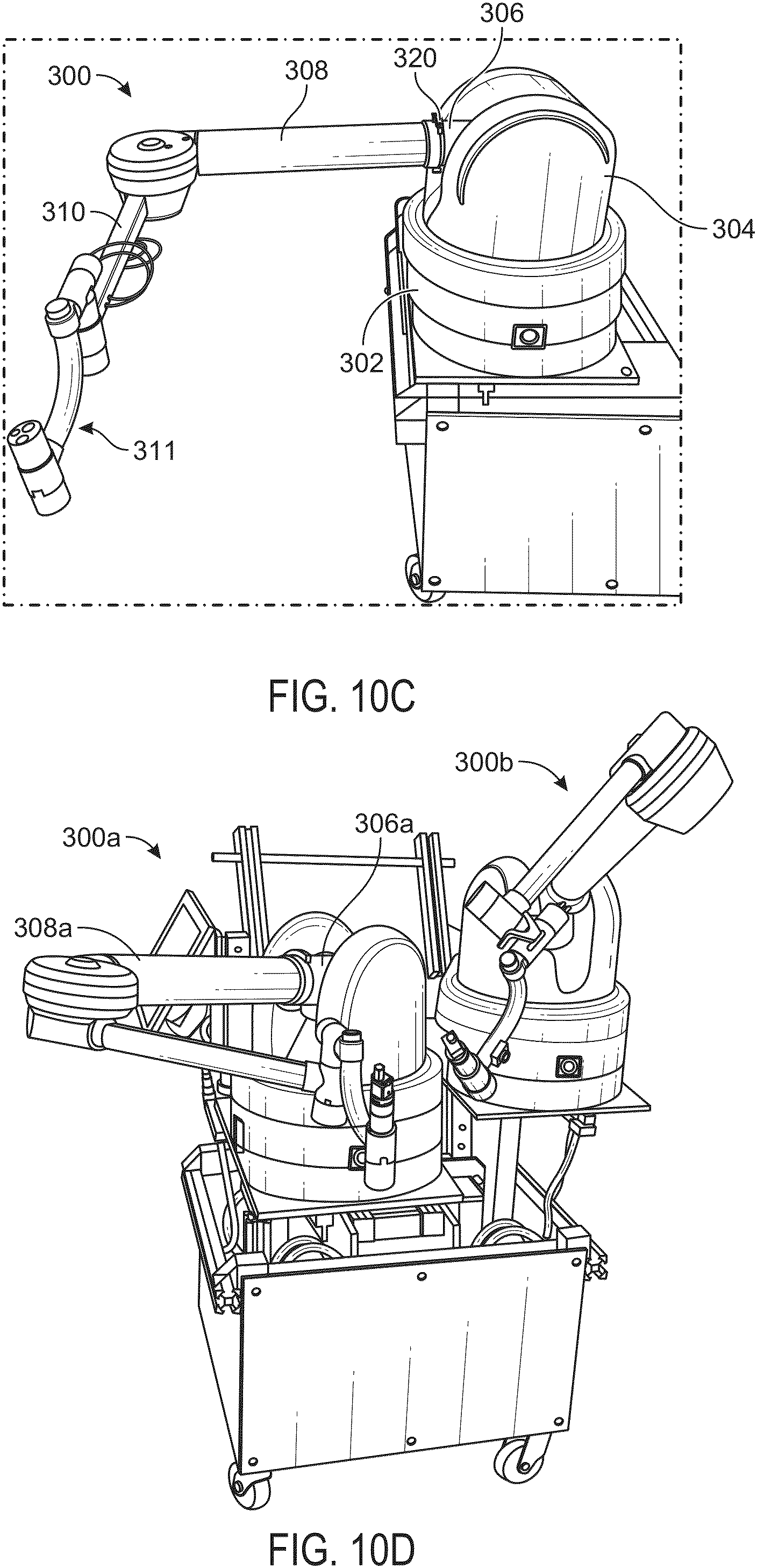 Patent US11812938 Figure 15 – Co-manipulation surgical system having a coupling mechanism removeably attachable to surgical instruments