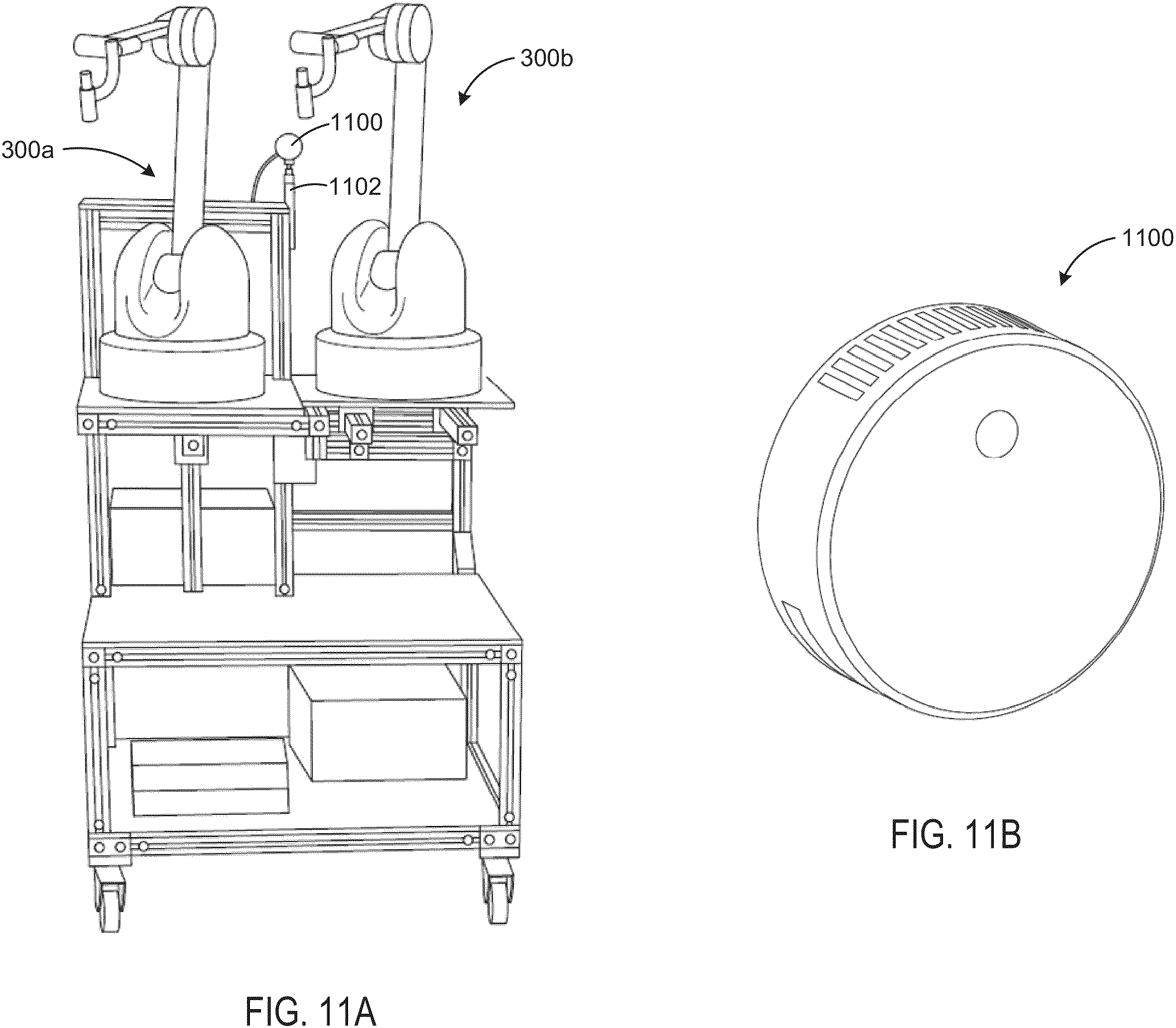 Patent US11812938 Figure 16 – Co-manipulation surgical system having a coupling mechanism removeably attachable to surgical instruments