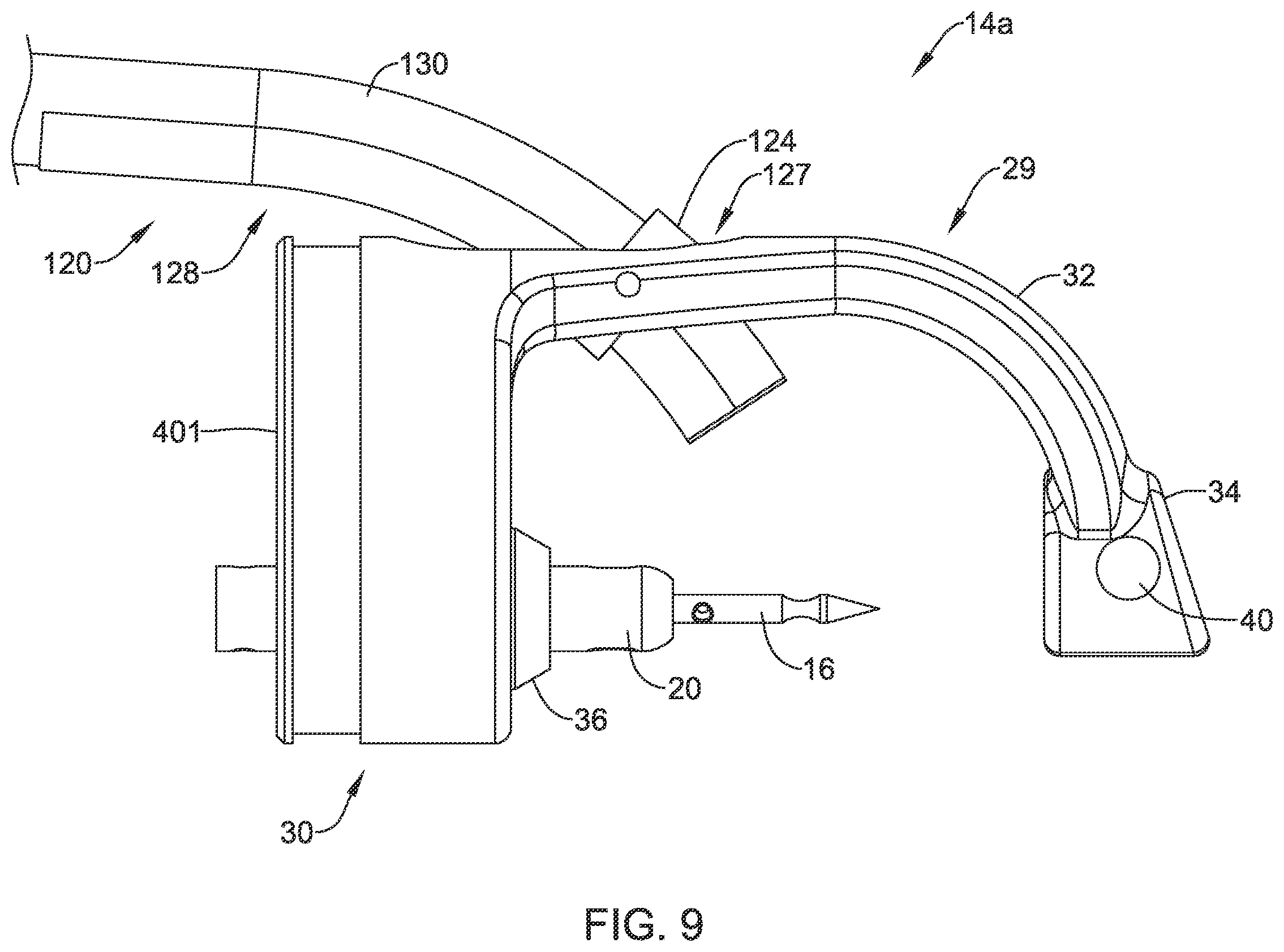 Patent US11812944 Figure 9 – Suture based closure device for use with endoscope