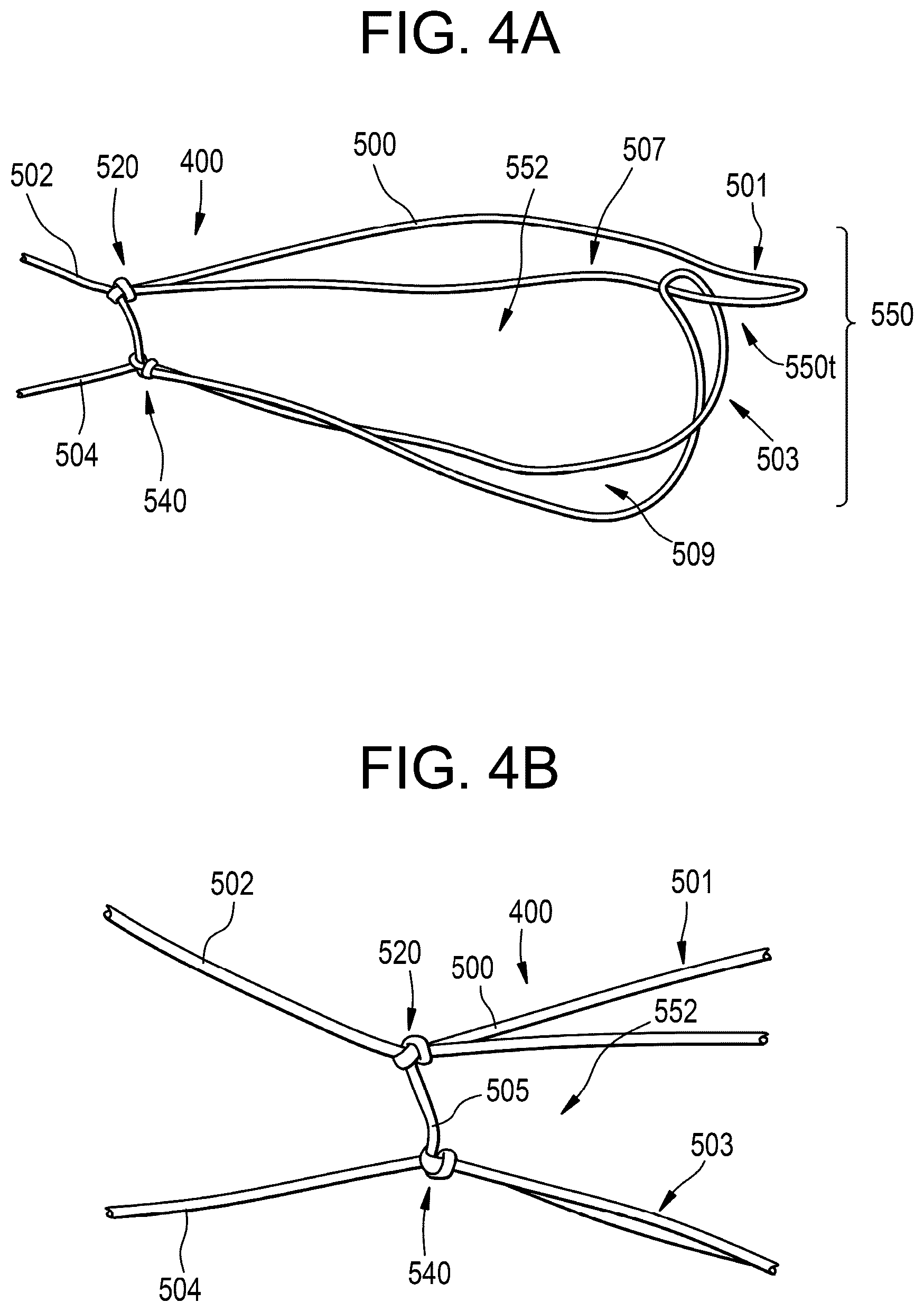 Patent US11812945 Figure 3 – One-way adjustable loop suture constructs and methods of forming and using the same