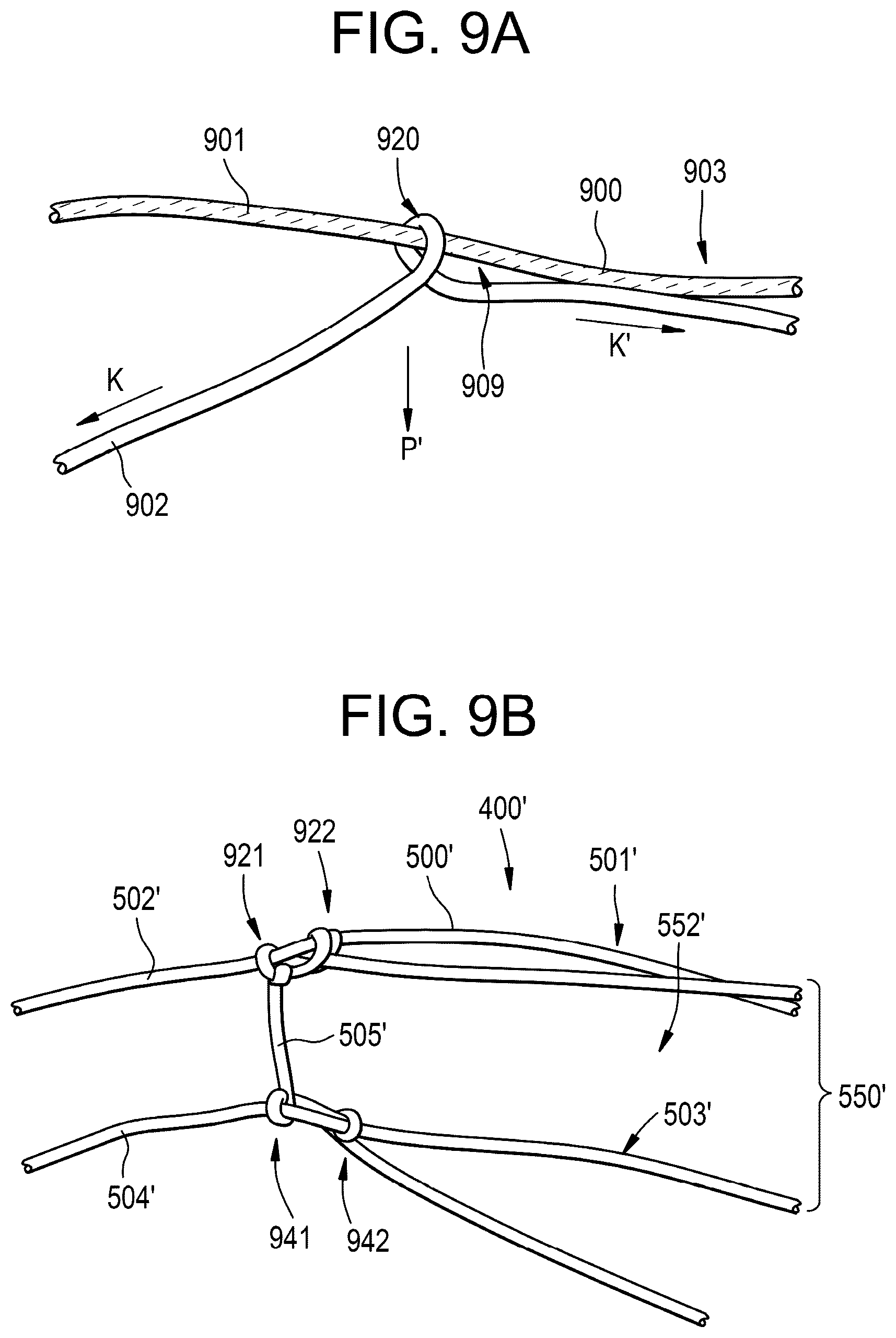 Patent US11812945 Figure 8 – One-way adjustable loop suture constructs and methods of forming and using the same
