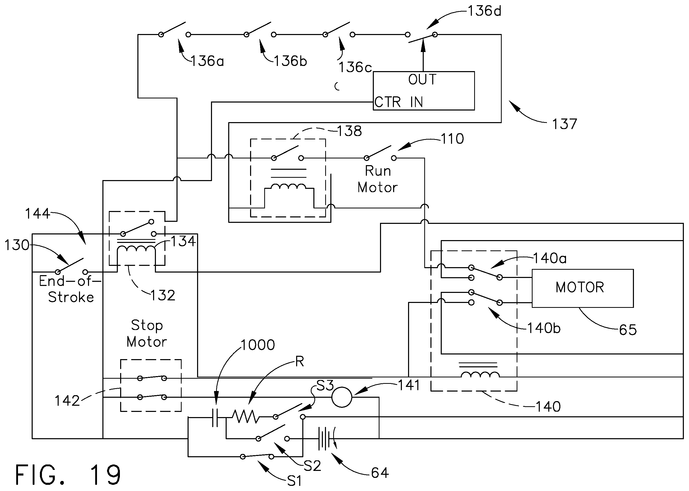 Patent US11812954 Figure 16 – Robotically-controlled motorized surgical instrument with an end effector