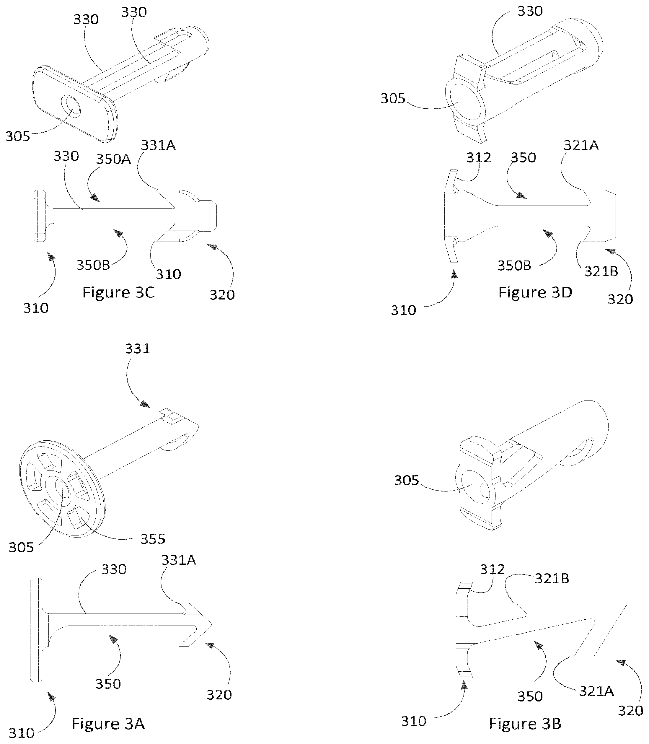 Patent US11812955 Figure 3 – Fixation device delivery system and methods