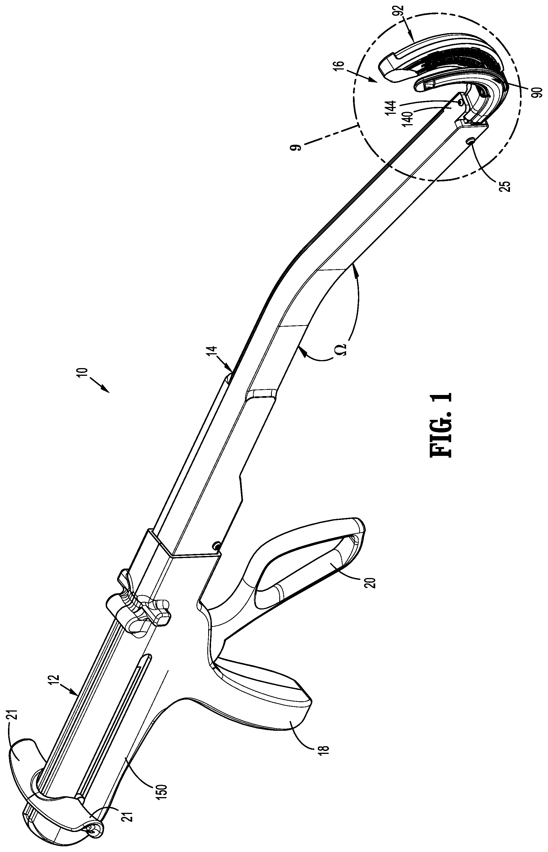 Patent US11812956 Figure 1 – Dual firing radial stapling device