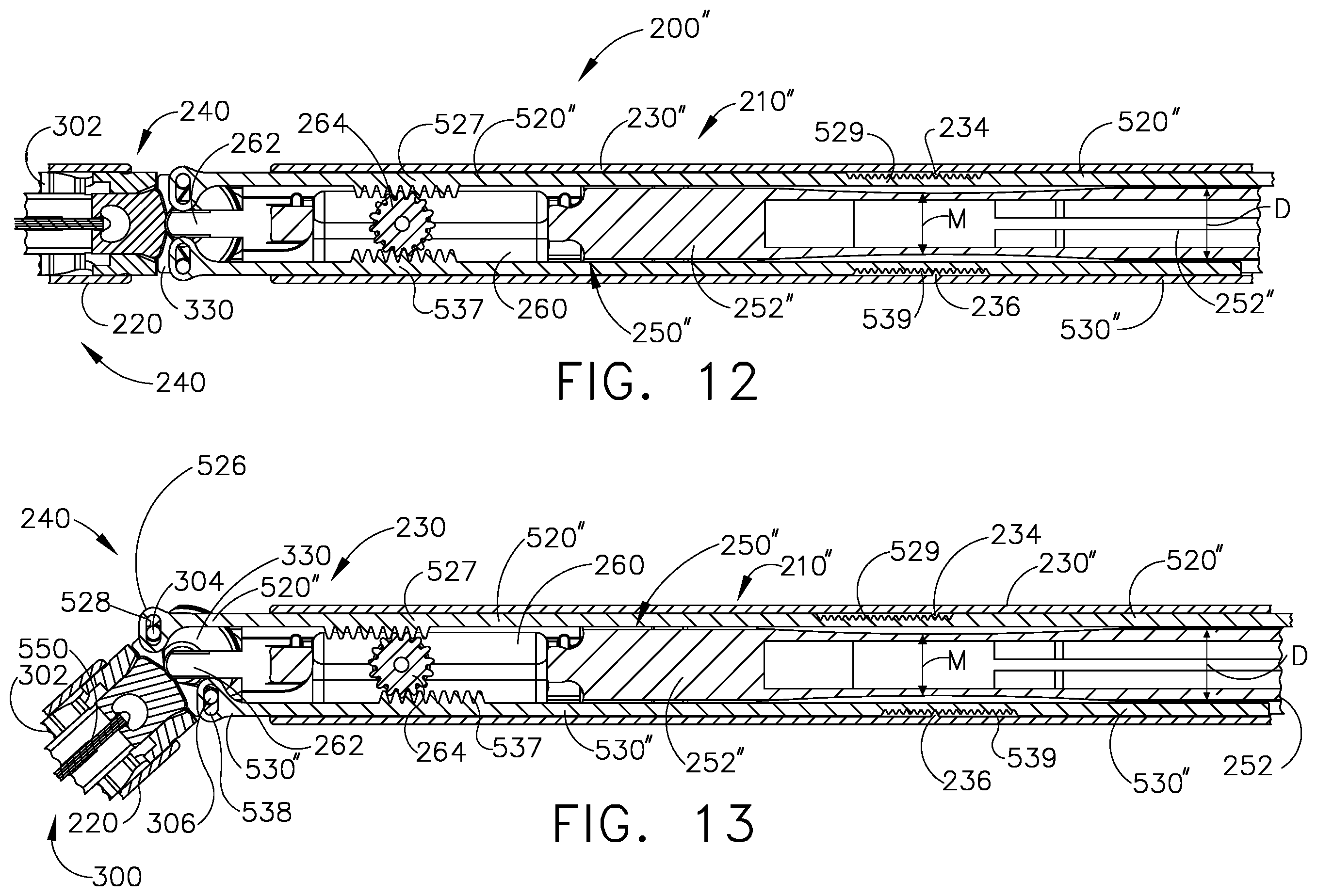 Patent US11812958 Figure 12 – Locking arrangements for detachable shaft assemblies with articulatable surgical end effectors