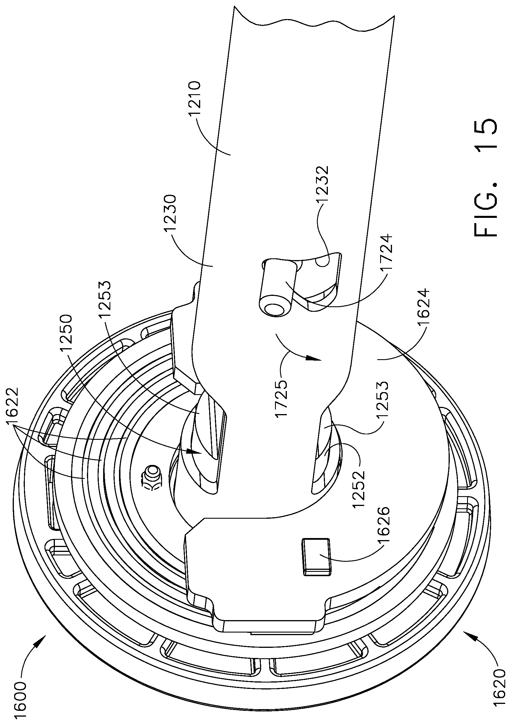 Patent US11812958 Figure 14 – Locking arrangements for detachable shaft assemblies with articulatable surgical end effectors
