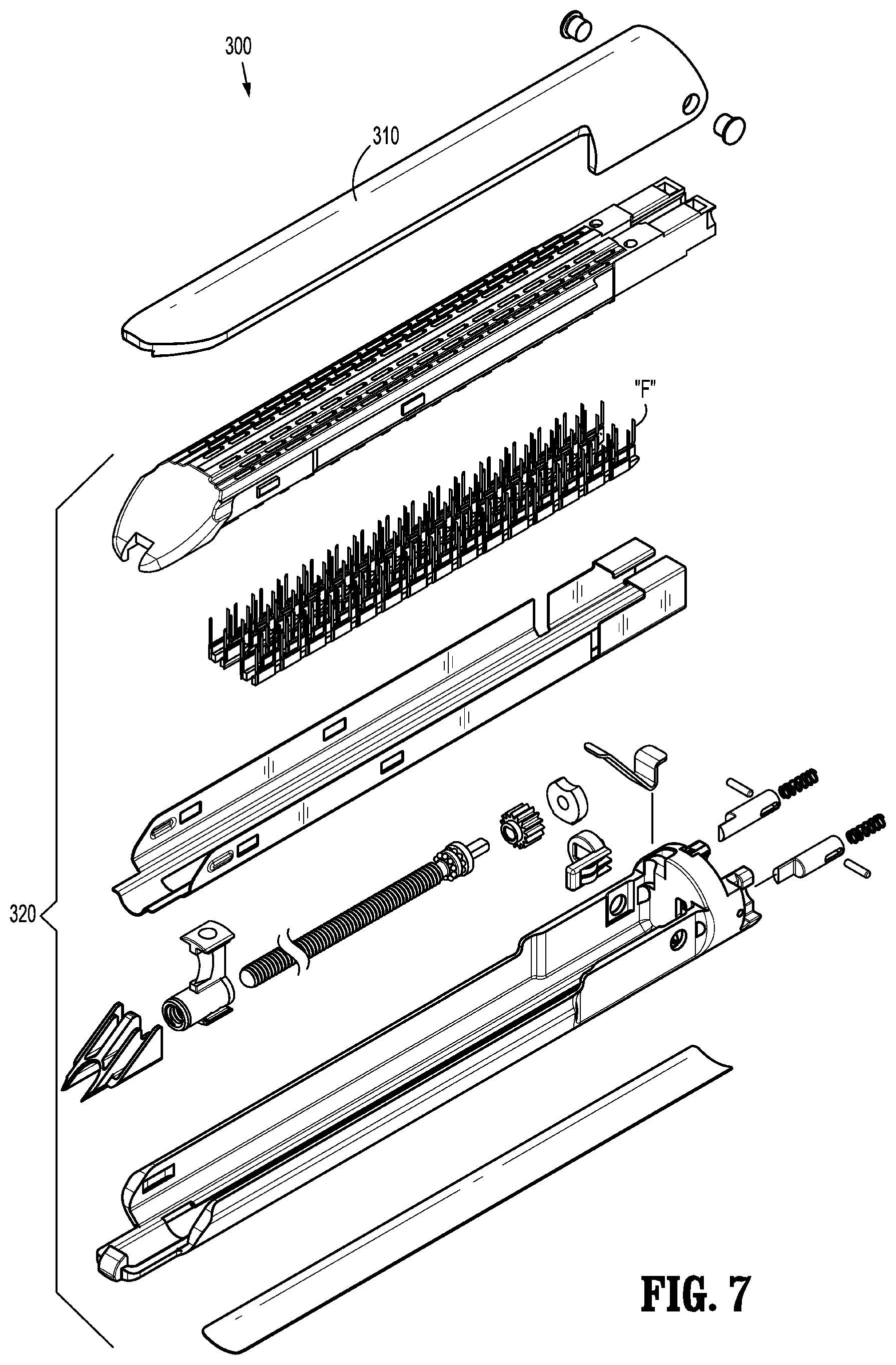 Patent US11812959 Figure 7 – Dynamically matching input and output shaft speeds of articulating adapter assemblies for surgical instruments
