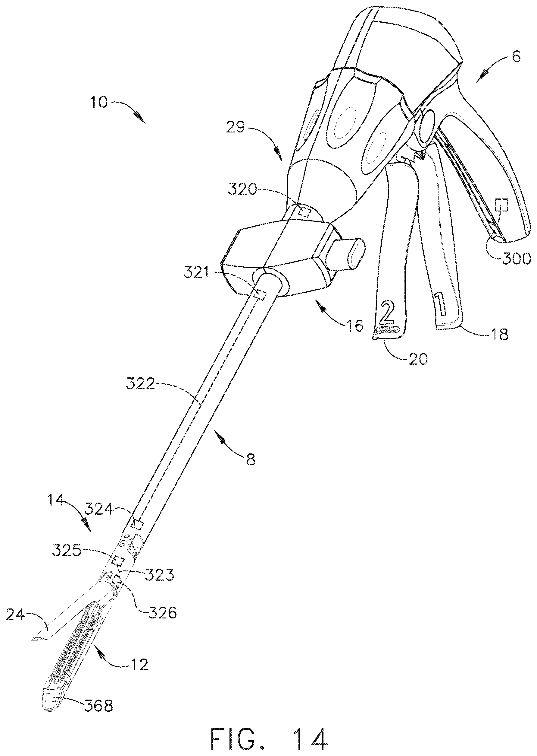 Patent US11812961 Figure 14 – Surgical instrument including a motor control system