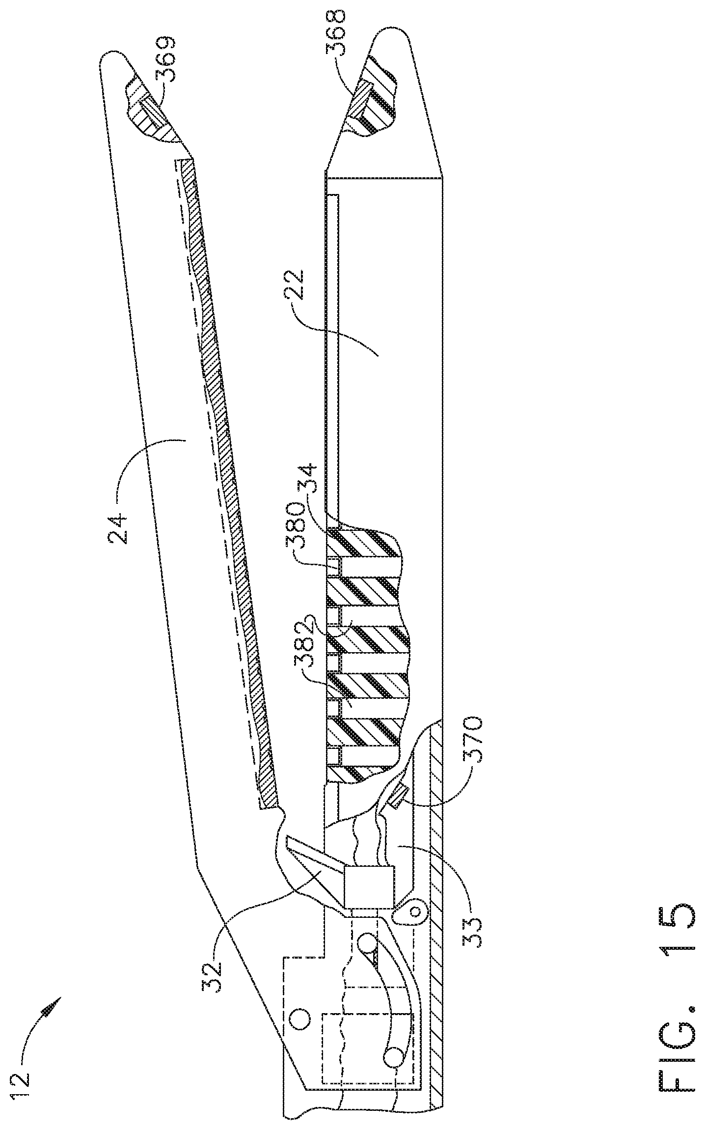 Patent US11812961 Figure 15 – Surgical instrument including a motor control system