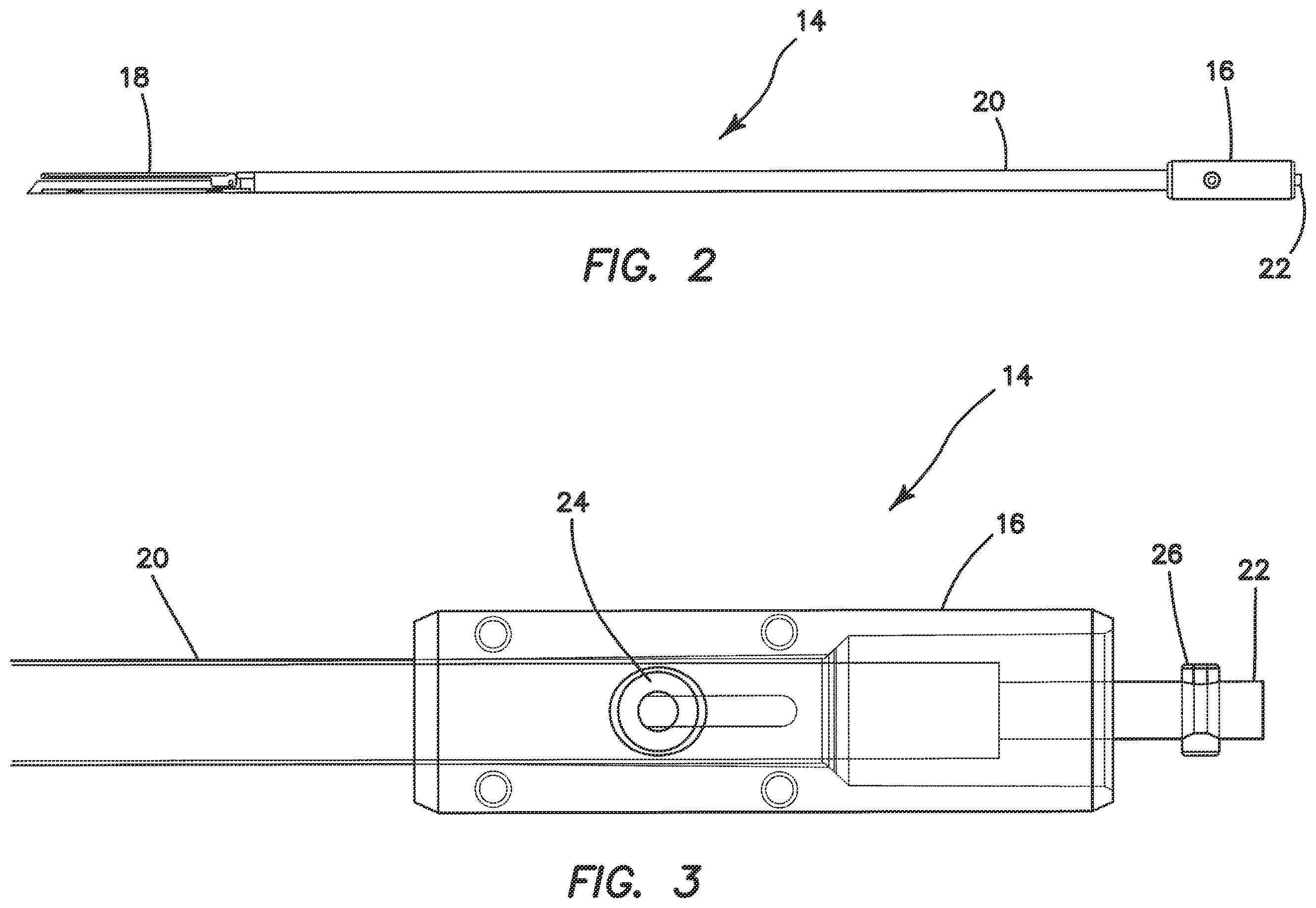 Patent US11812963 Figure 2 – Surgical stapler with partial pockets