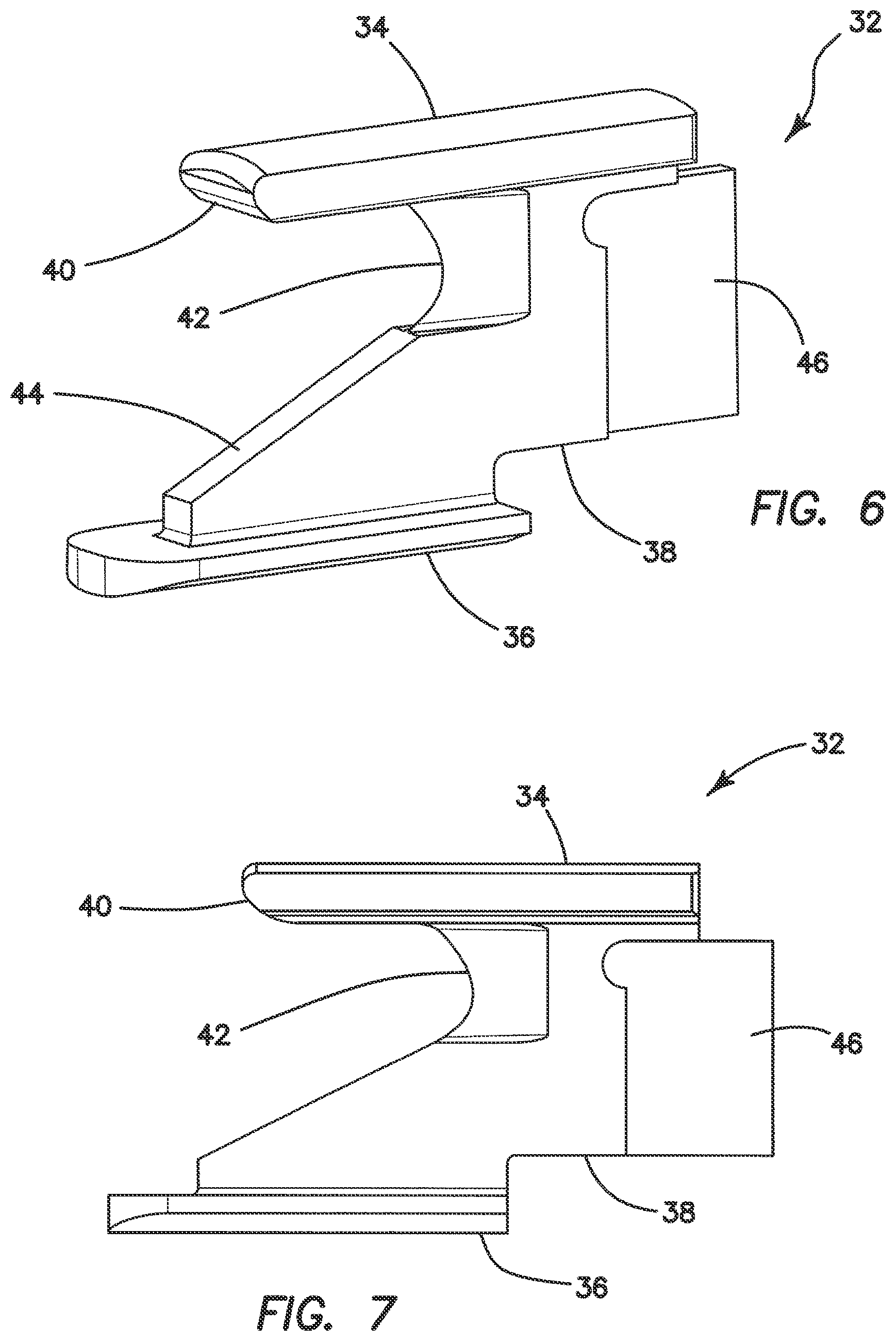 Patent US11812963 Figure 4 – Surgical stapler with partial pockets