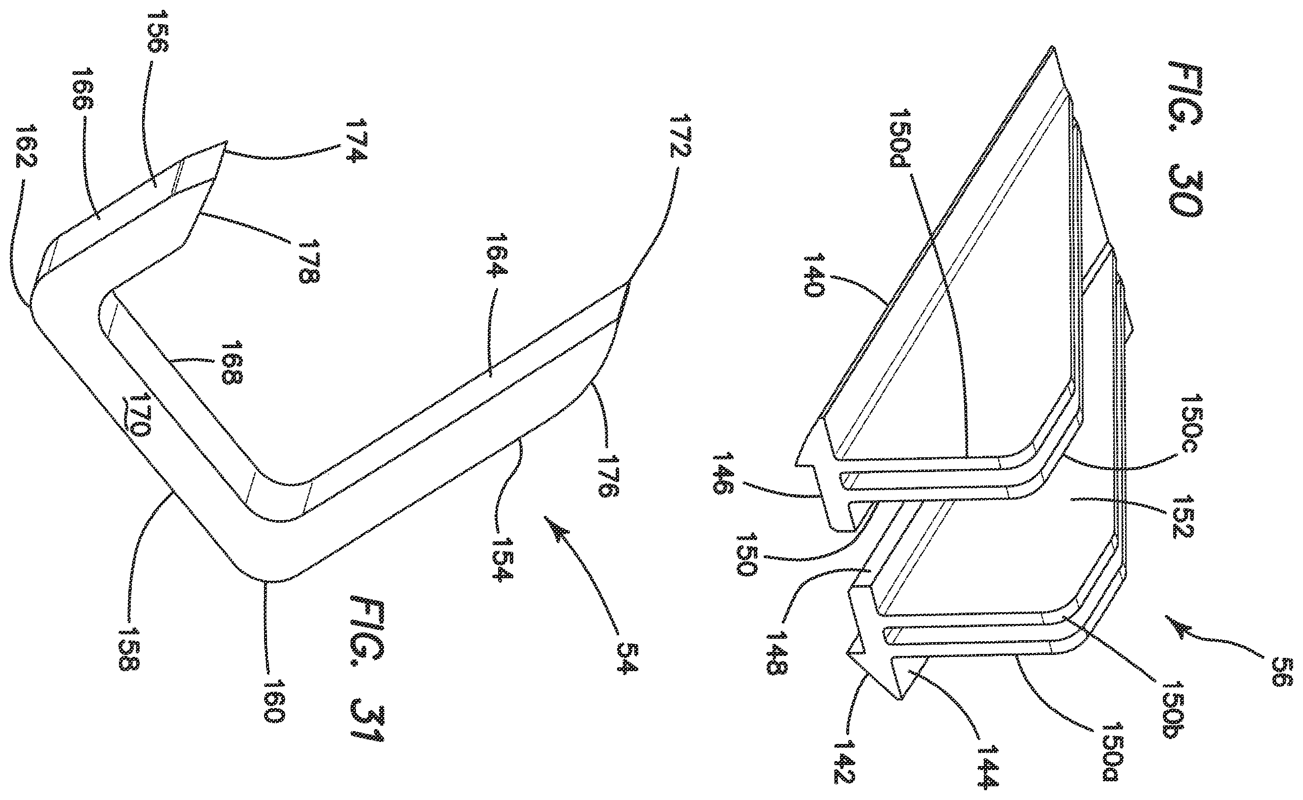 Patent US11812963 Figure 17 – Surgical stapler with partial pockets