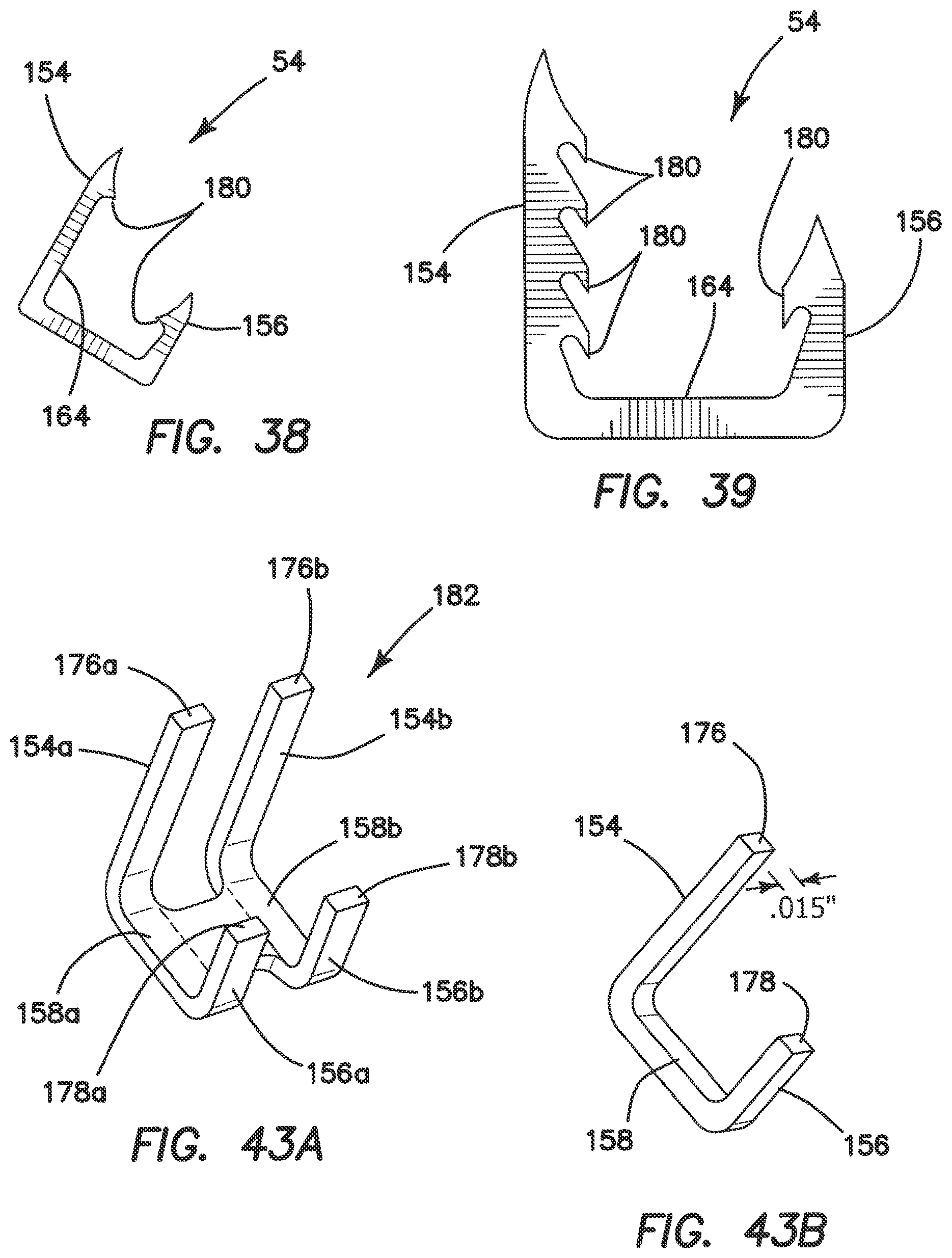 Patent US11812963 Figure 20 – Surgical stapler with partial pockets