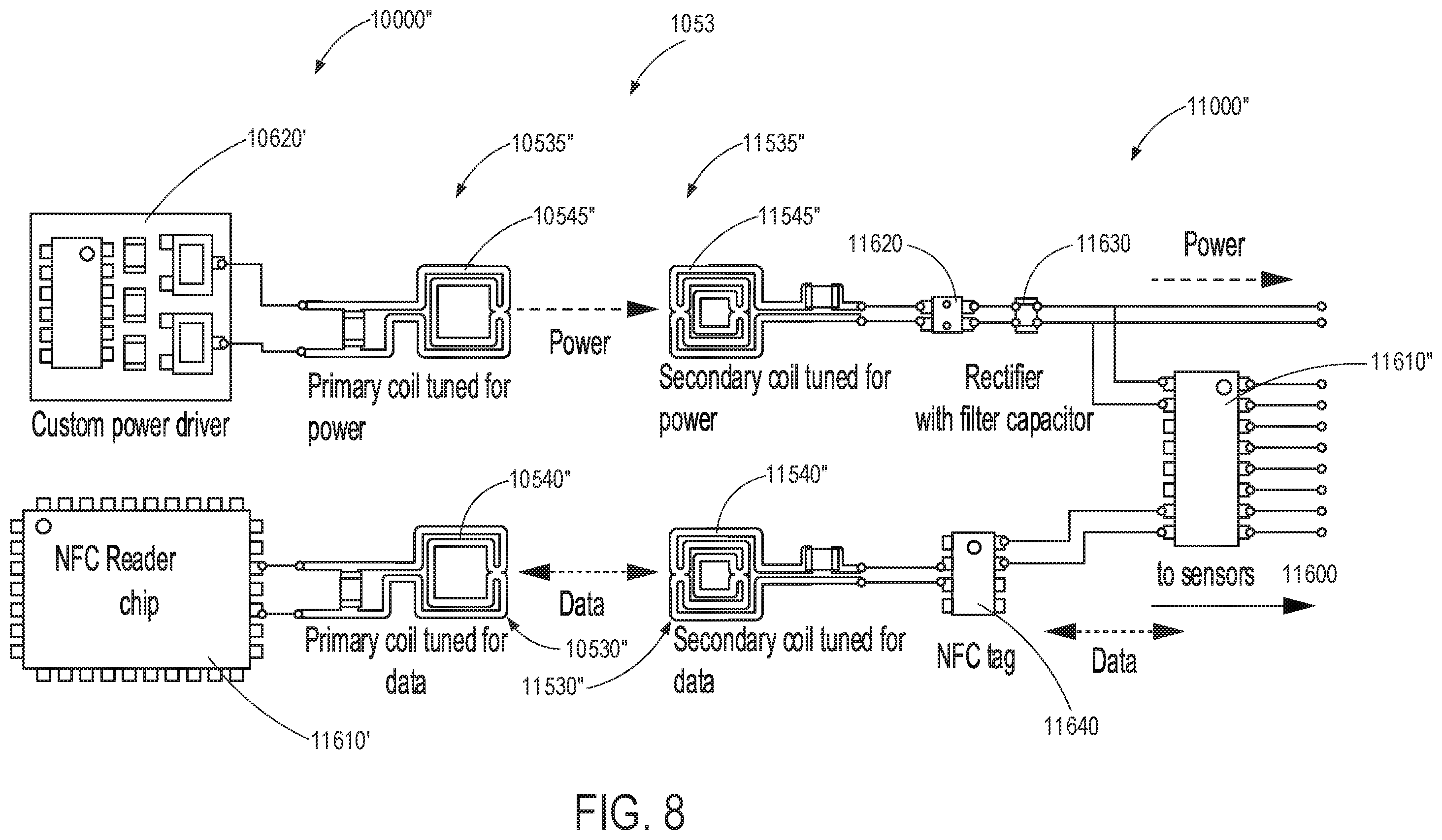 Patent US11812964 Figure 10 – Staple cartridge comprising a power management circuit
