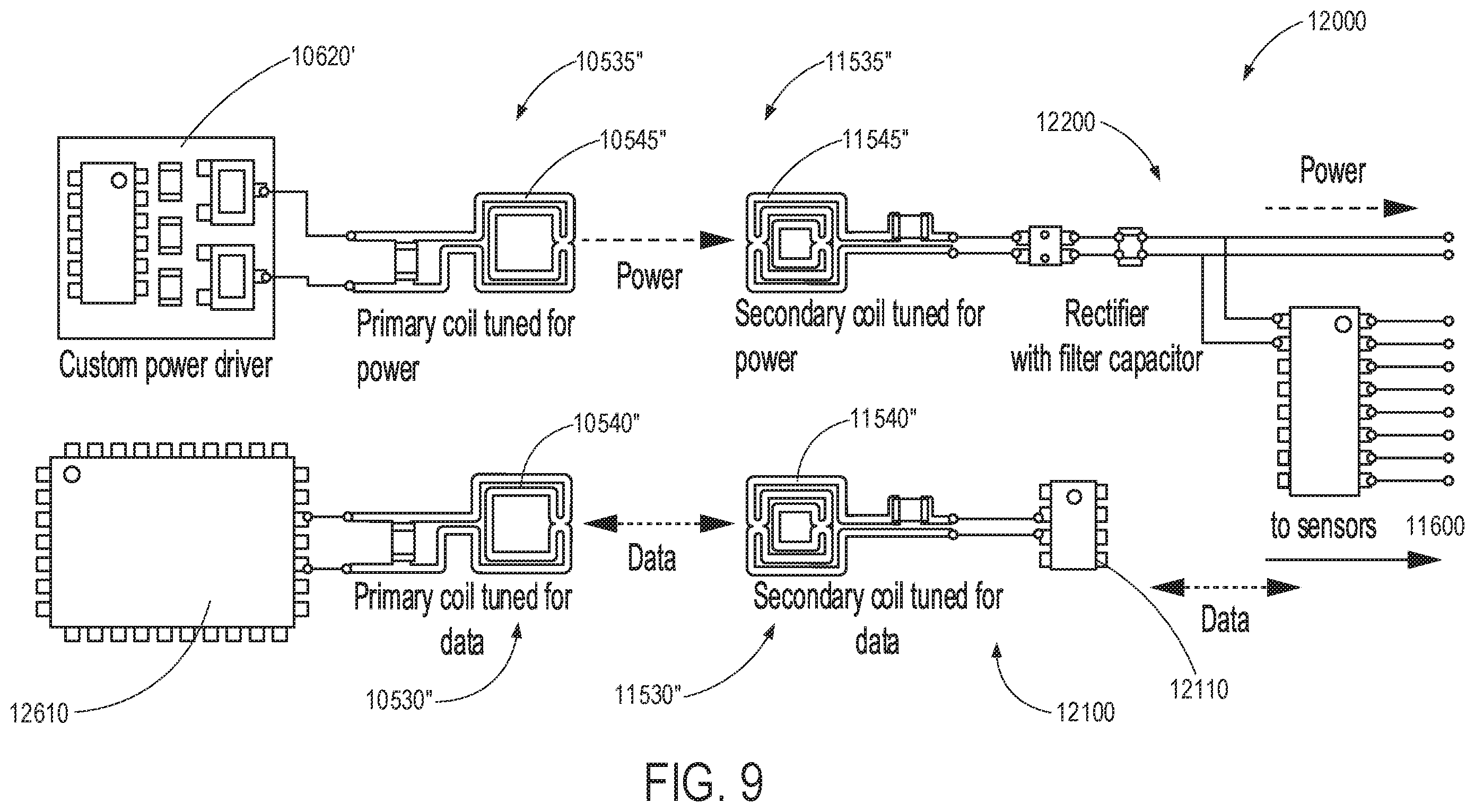 Patent US11812964 Figure 14 – Staple cartridge comprising a power management circuit