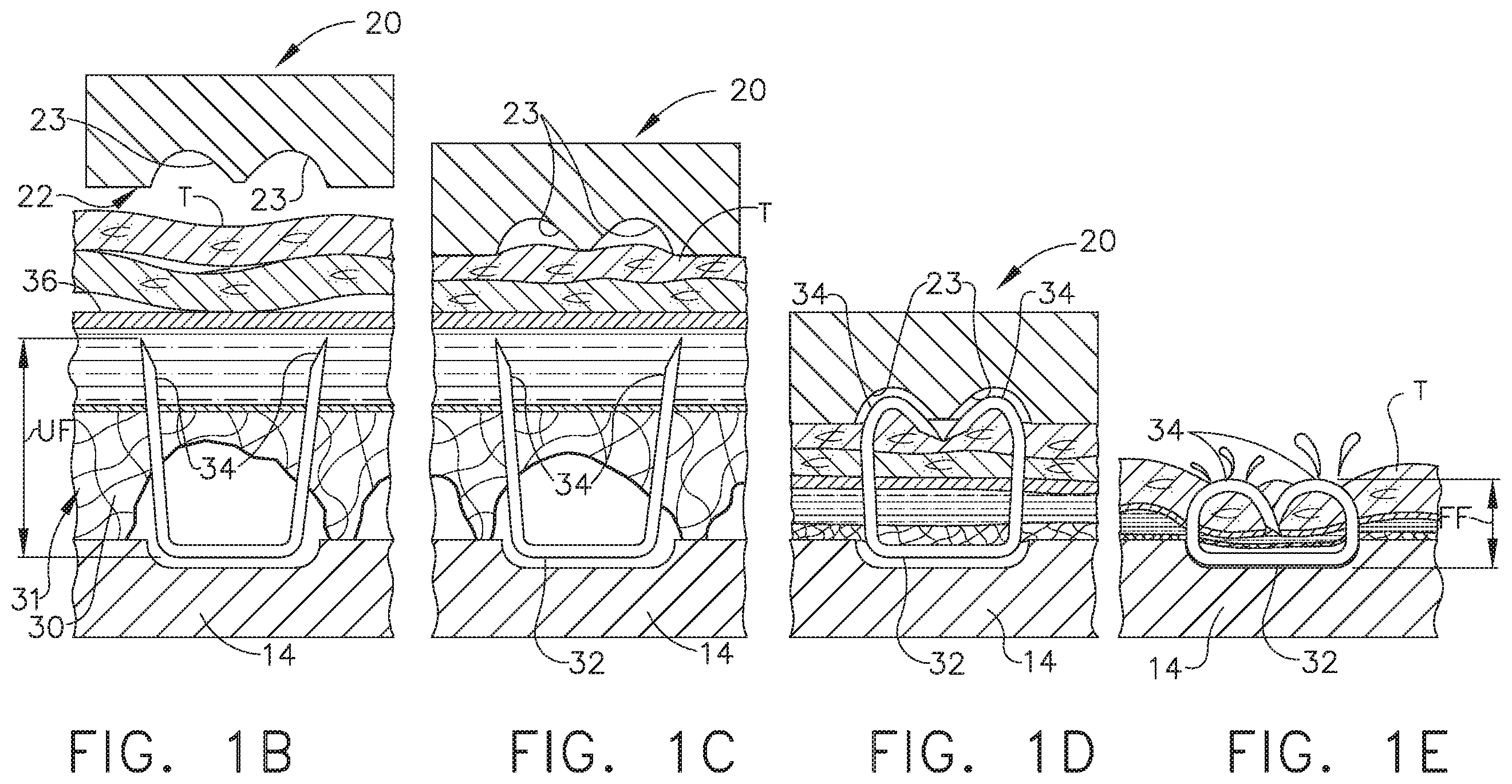Patent US11812965 Figure 3 – Layer of material for a surgical end effector