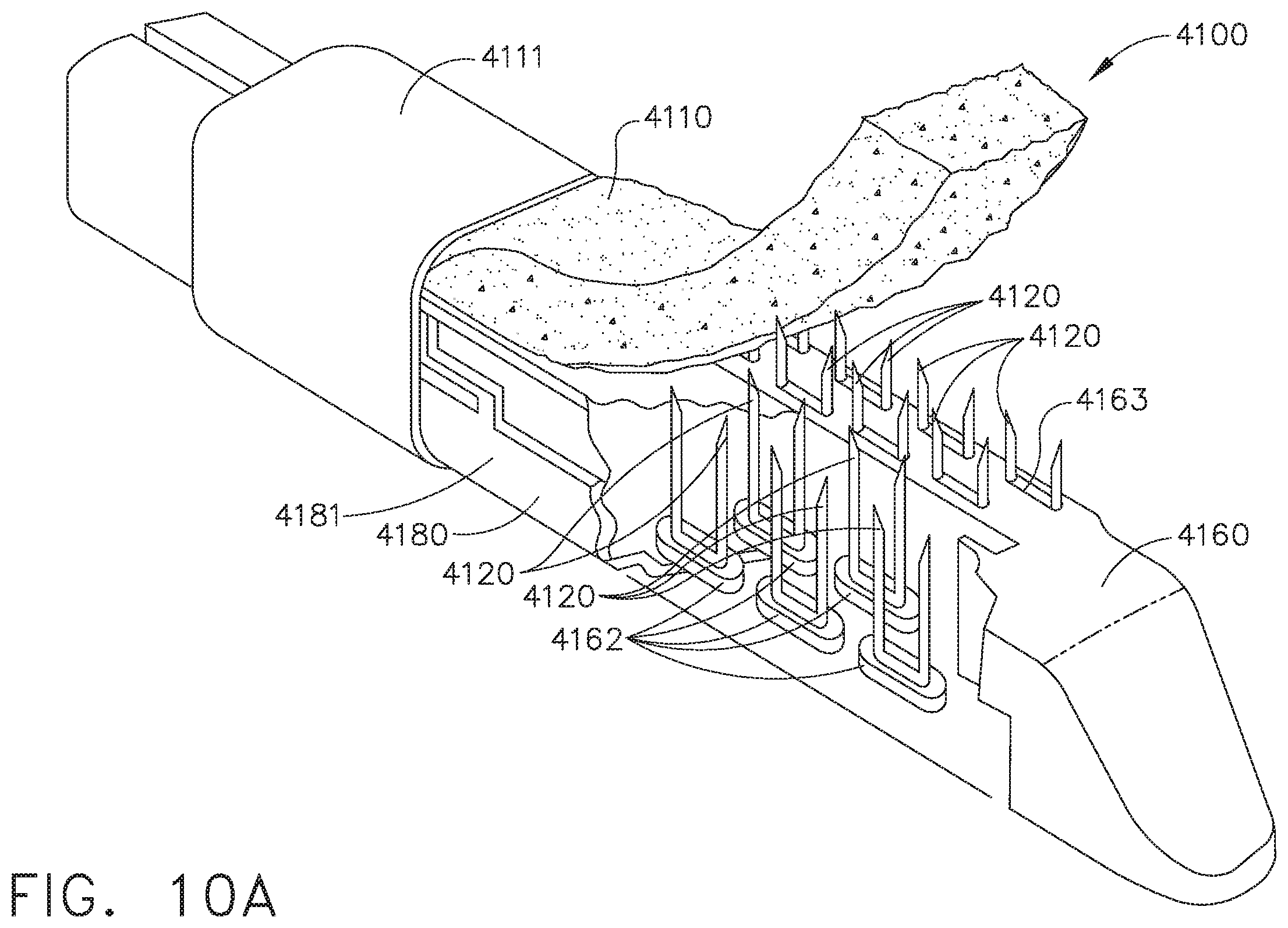 Patent US11812965 Figure 11 – Layer of material for a surgical end effector