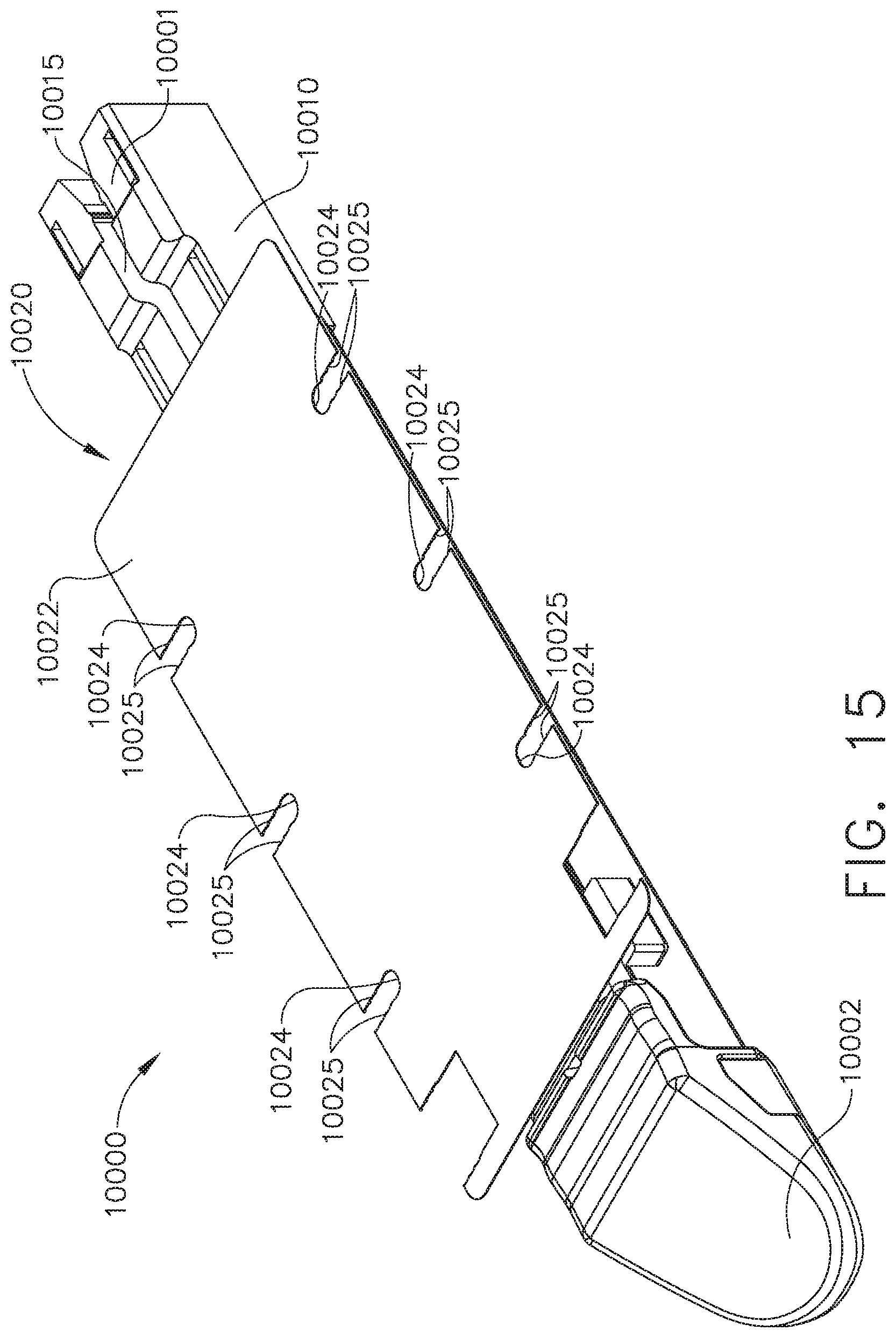 Patent US11812965 Figure 14 – Layer of material for a surgical end effector