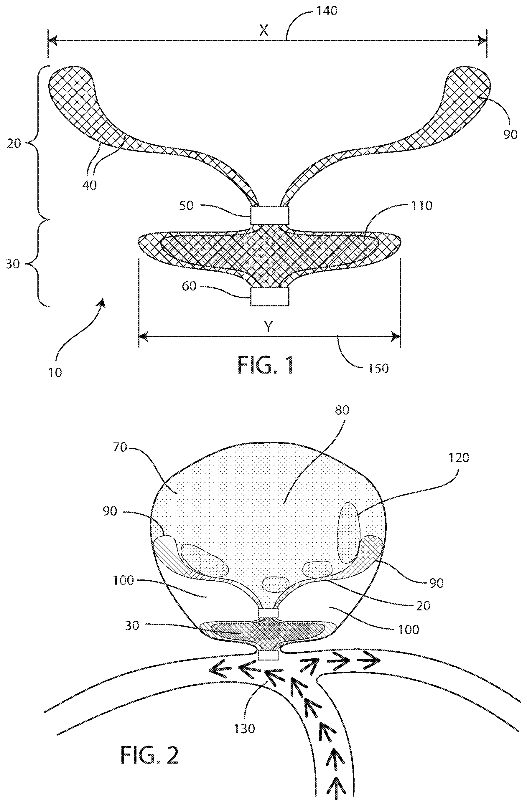 Patent US11812971 Figure 1 – Occlusion device