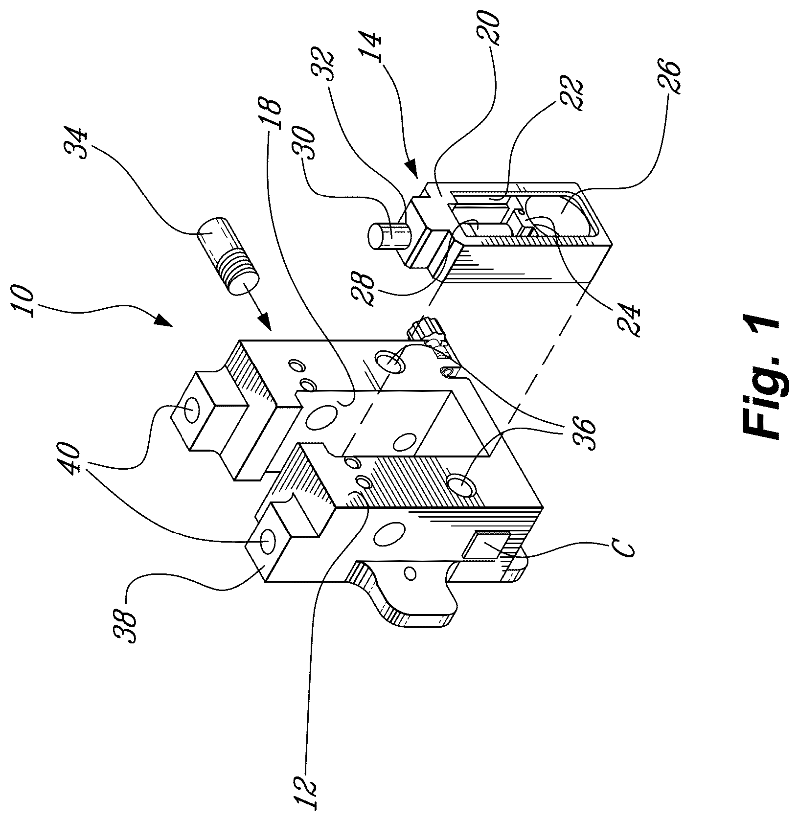 Patent US11812974 Figure 1 – Method and system for planning/guiding alterations to a bone