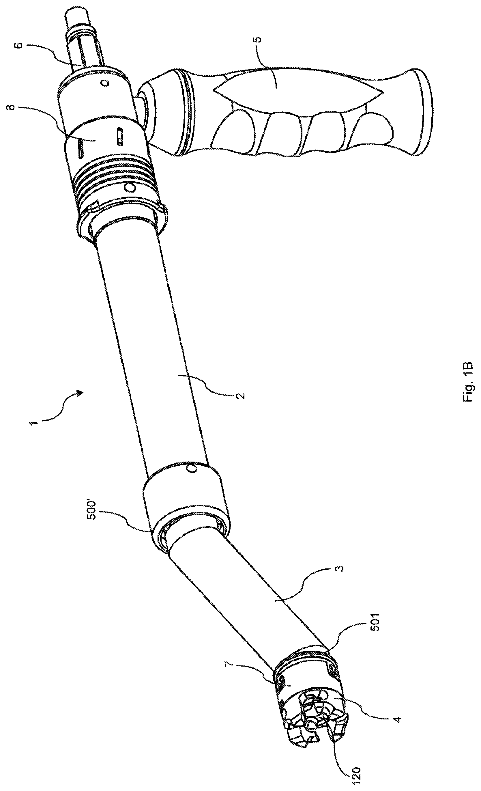 Patent US11812976 Figure 2 – Offset reamer driver with remote release mechanism