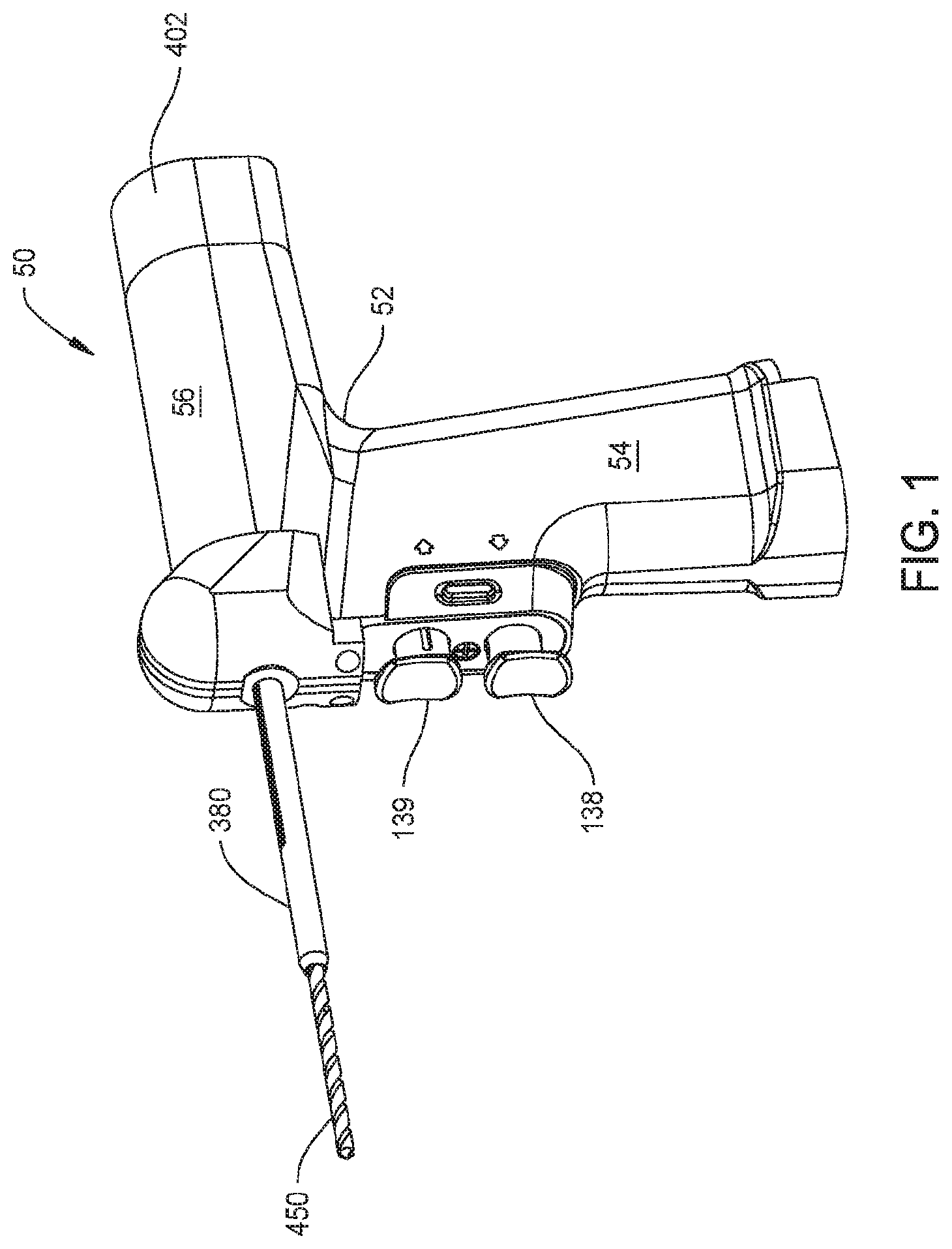 Patent US11812977 Figure 1 – Method and system for determining breakthrough depth of a bore formed in bone