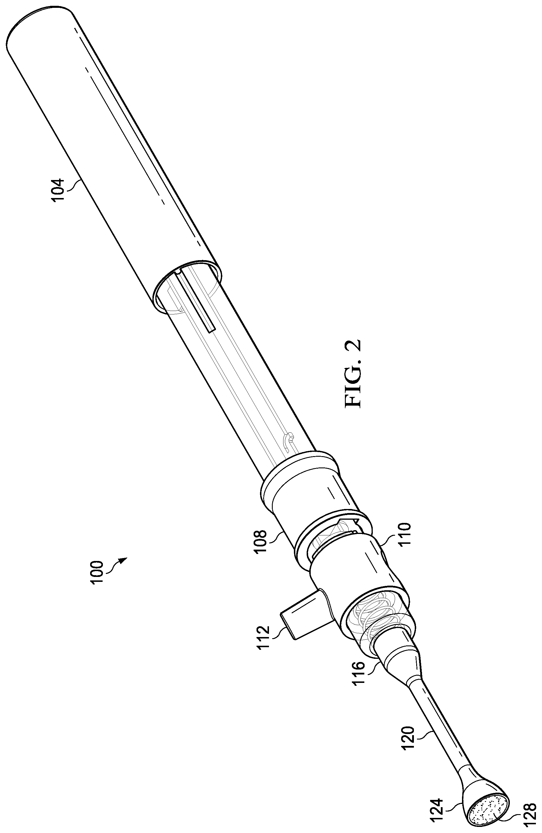 Patent US11812982 Figure 2 – Ears, nose, and throat extractor