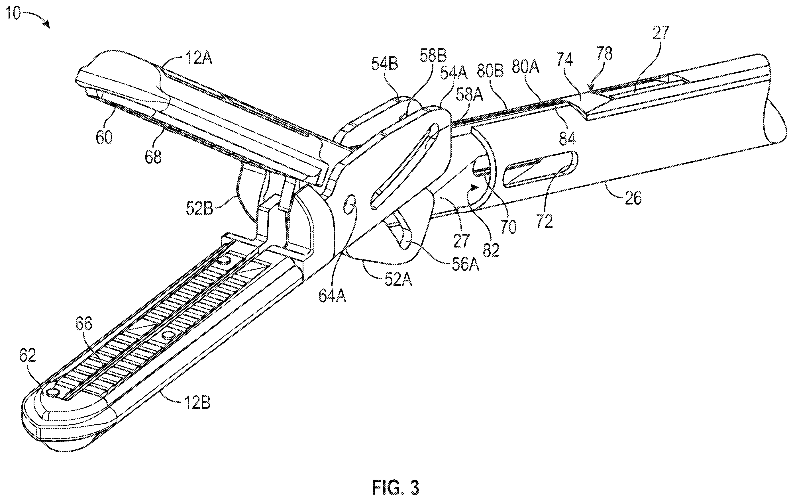 Patent US11812983 Figure 4 – Forceps with two-part drive bar
