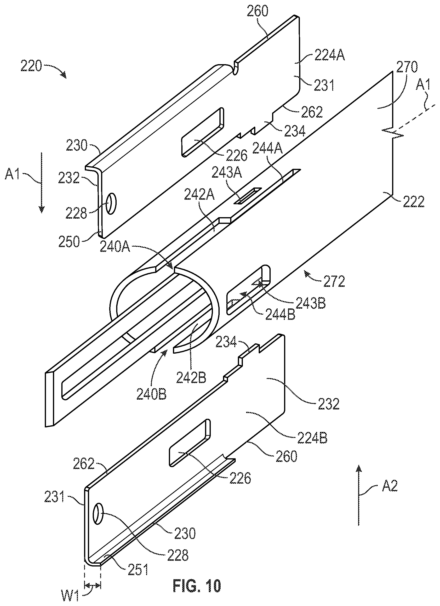 Patent US11812983 Figure 9 – Forceps with two-part drive bar