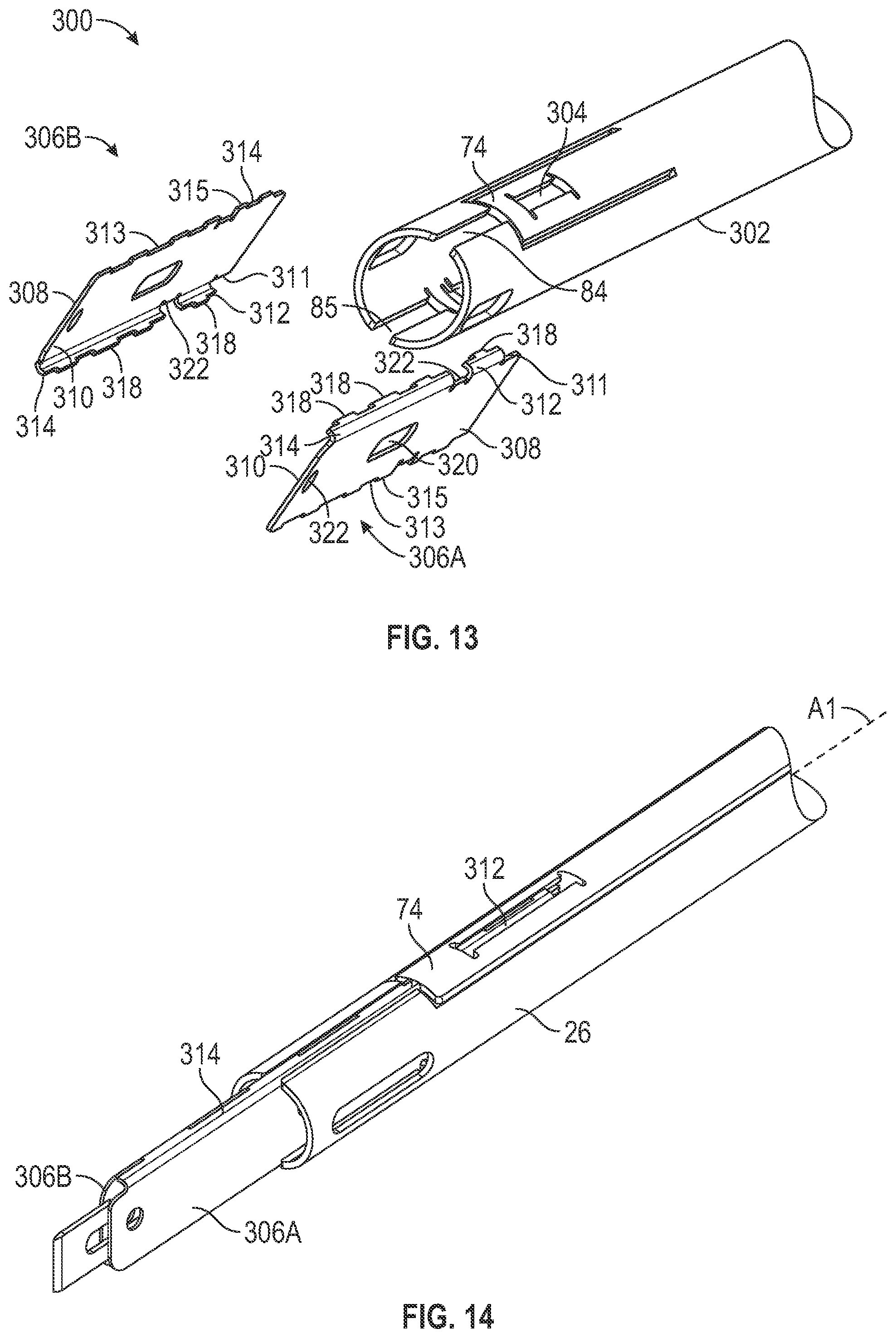 Patent US11812983 Figure 11 – Forceps with two-part drive bar