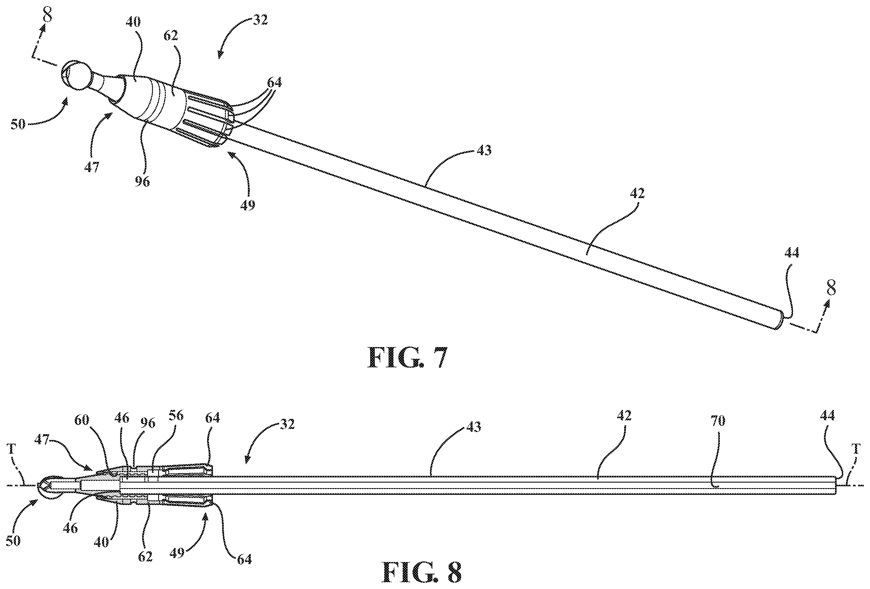 Patent US11812984 Figure 6 – End effector of a surgical robotic manipulator including a grip sensing mechanism for manual operation of the end effector