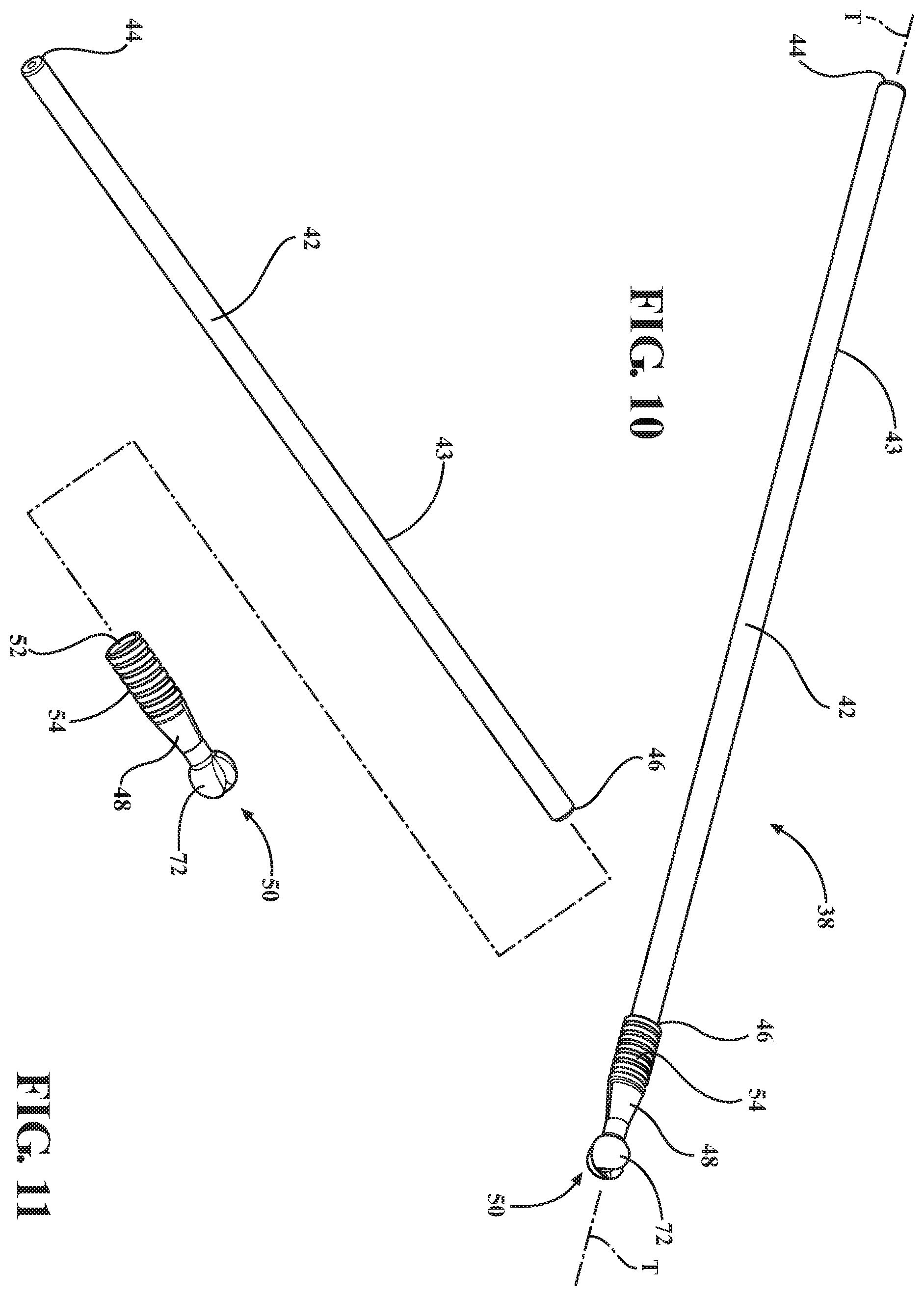 Patent US11812984 Figure 8 – End effector of a surgical robotic manipulator including a grip sensing mechanism for manual operation of the end effector