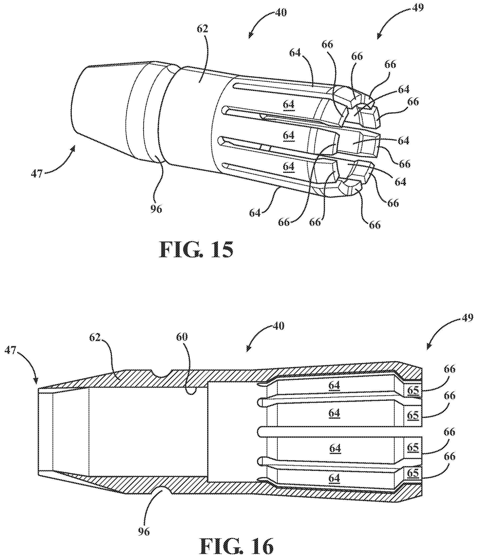 Patent US11812984 Figure 10 – End effector of a surgical robotic manipulator including a grip sensing mechanism for manual operation of the end effector