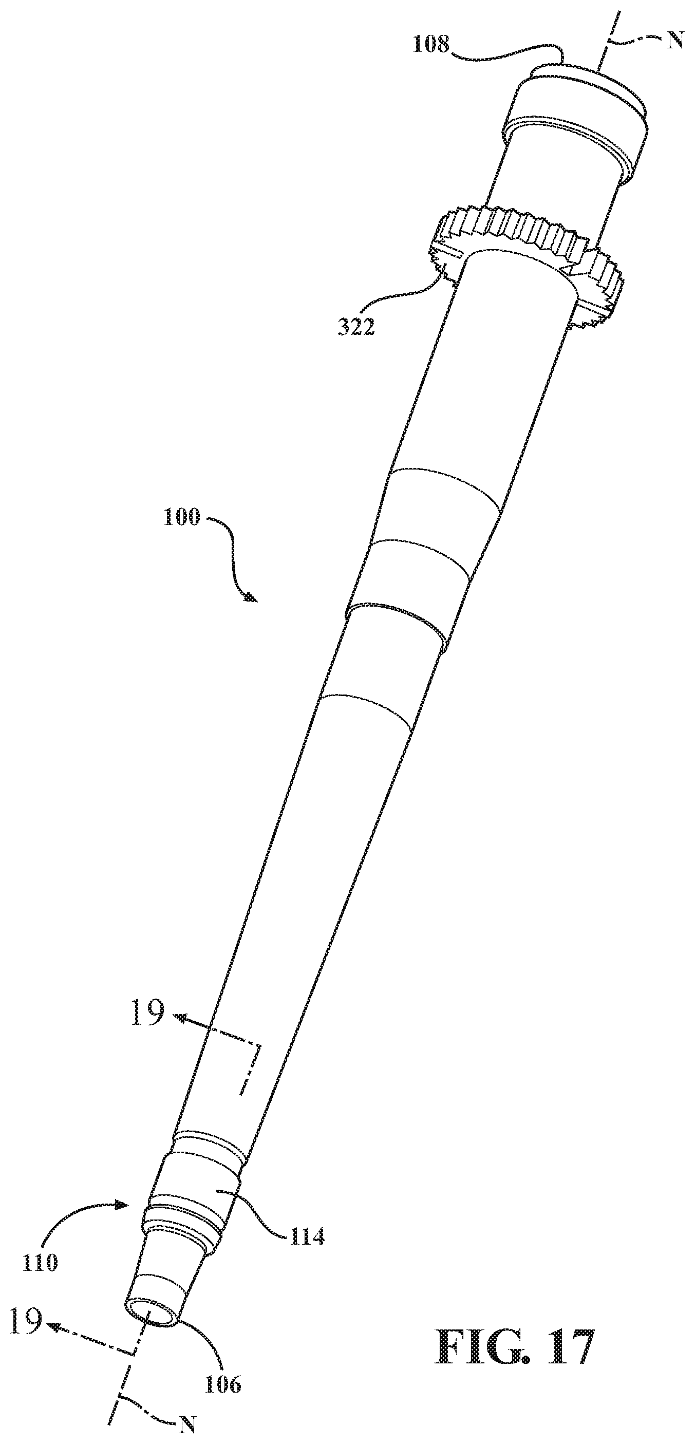 Patent US11812984 Figure 11 – End effector of a surgical robotic manipulator including a grip sensing mechanism for manual operation of the end effector
